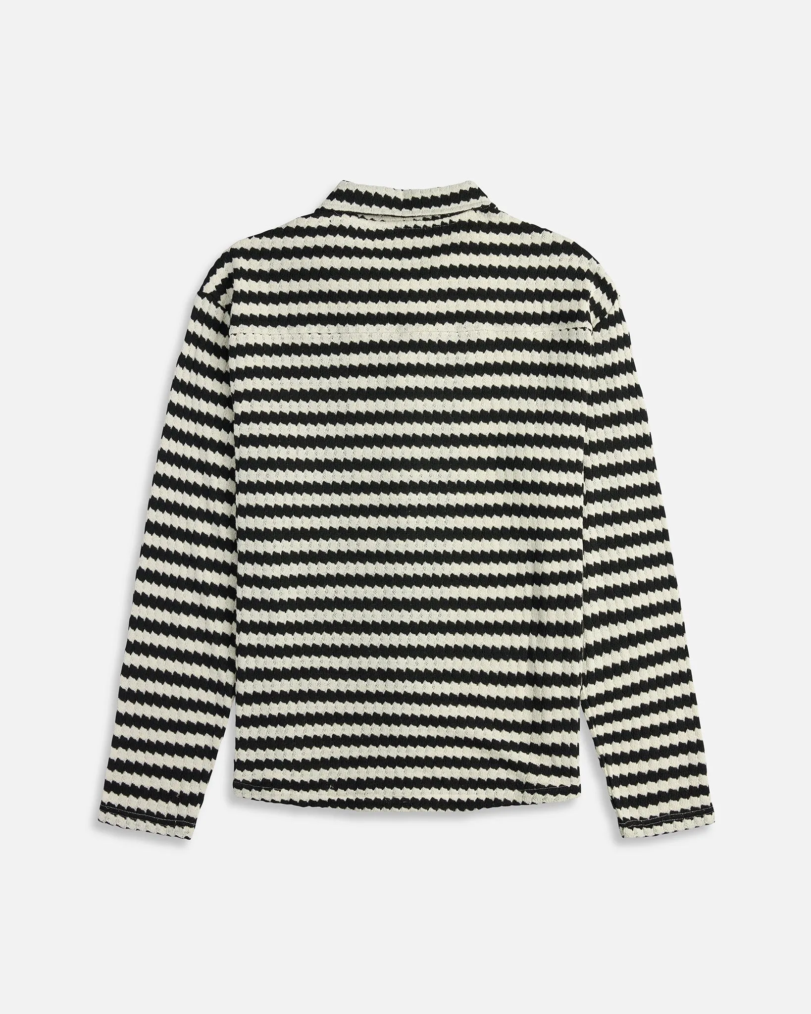 Chevron Jacquard Knit Shirt sold by KROST product image thumbnail 4