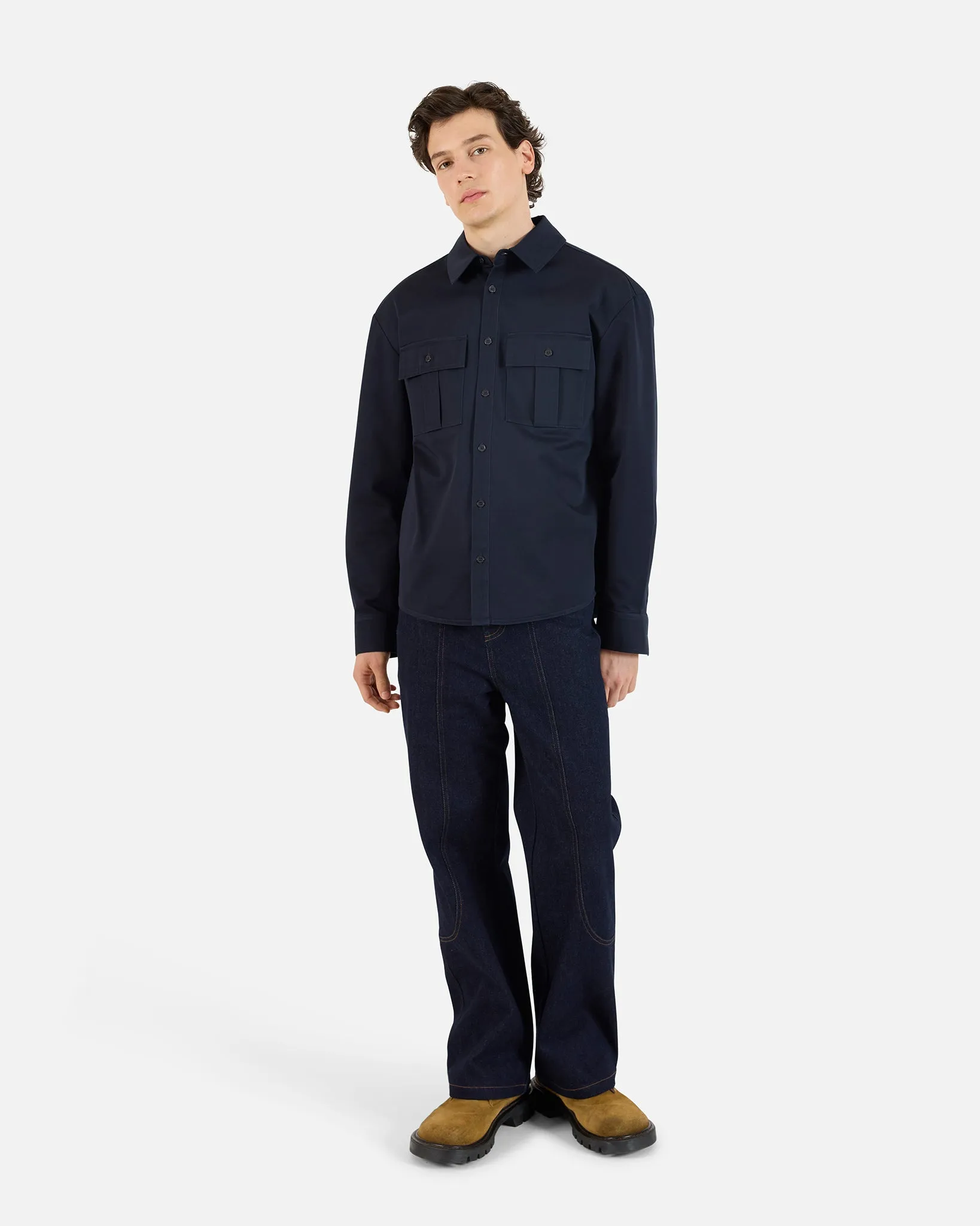 Pleated Pocket Shirt sold by KROST product image thumbnail 2