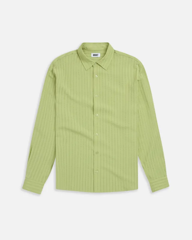 Jordan Striped Wrinkle Shirt made by KROST