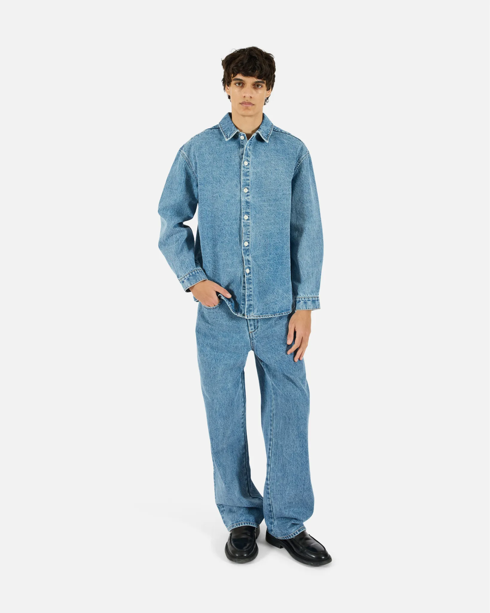 Crosby Wide Leg Jean sold by KROST