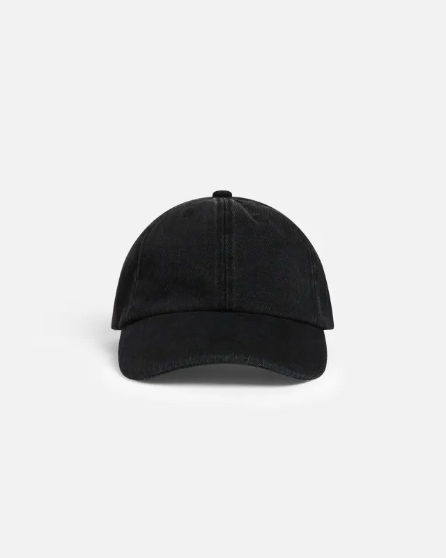 Denim Blanket Stitch Cap - Dark Wash made by KROST