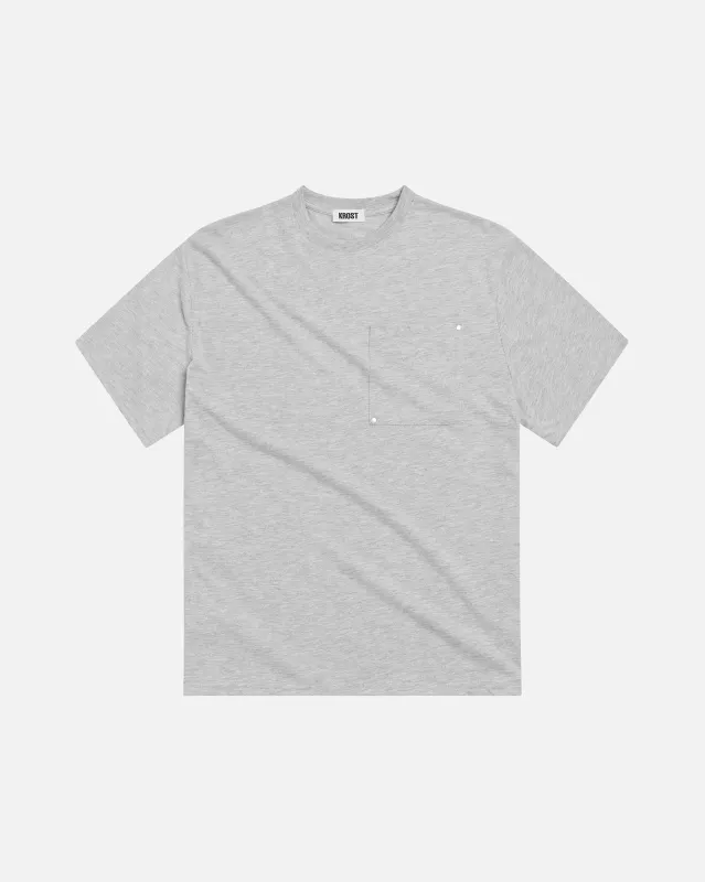 Rivet T-Shirt - Dark Heather Gray made by KROST