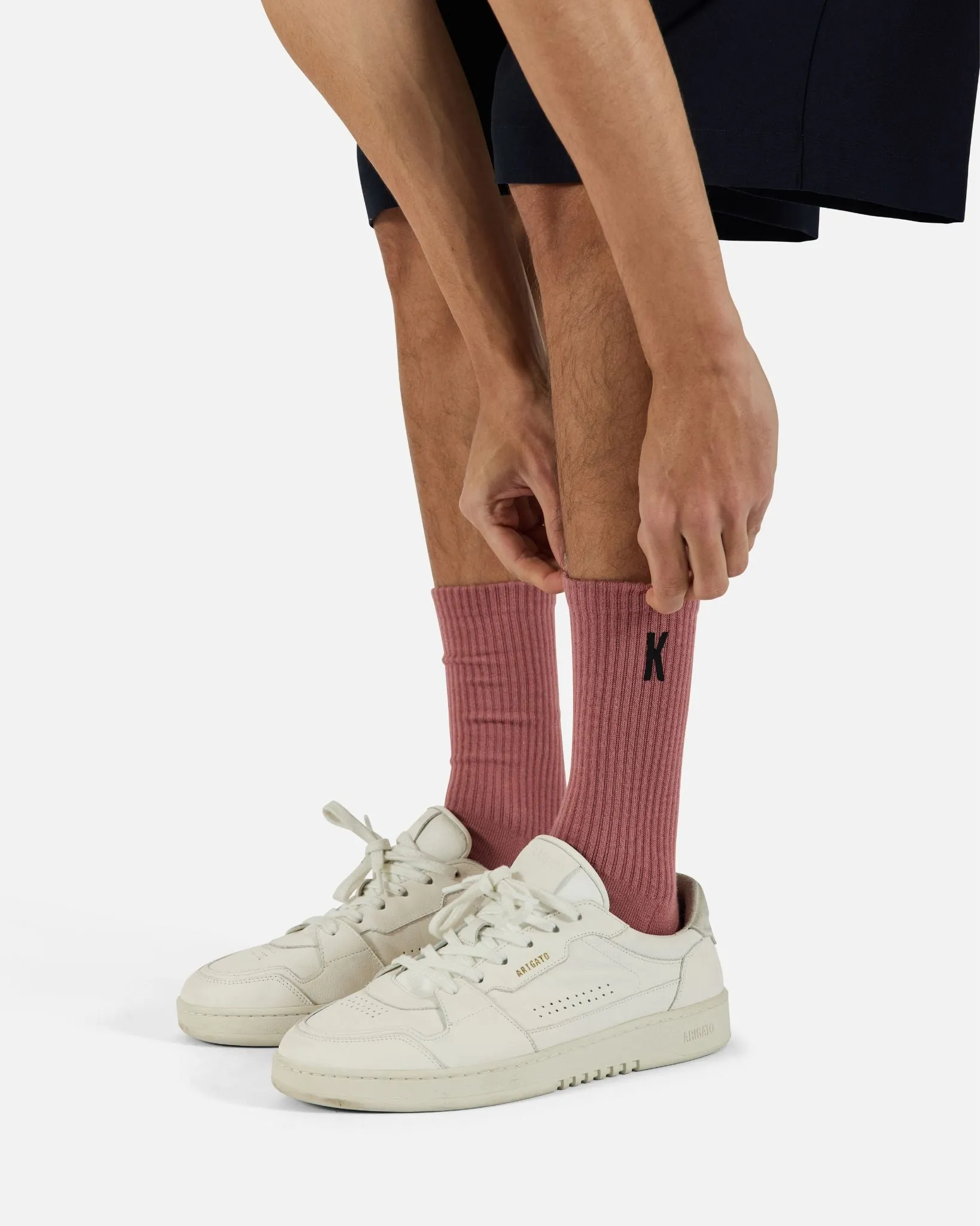 Terry Rib Socks - 2 Pack - Brick Dust sold by KROST product image thumbnail 3