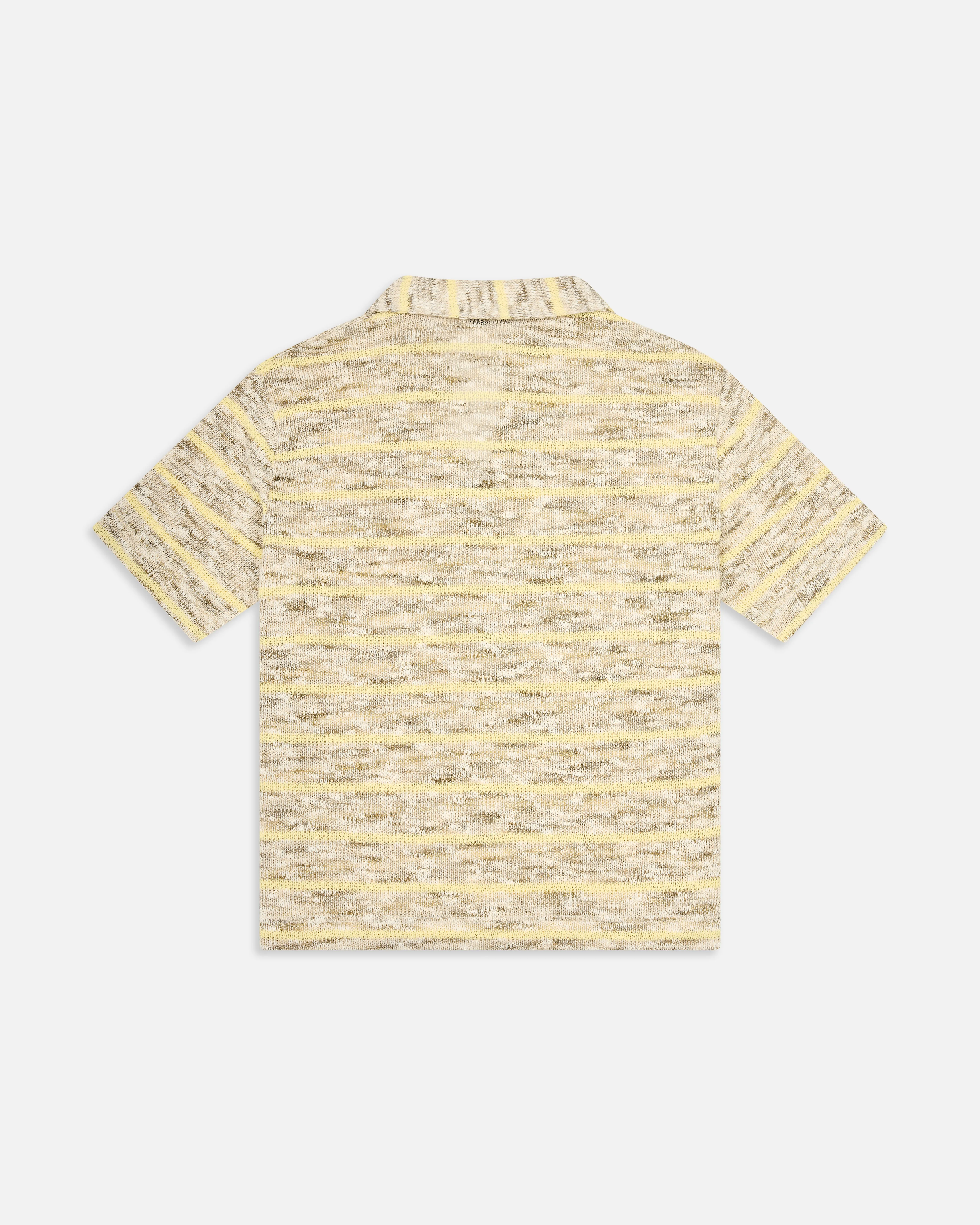 Multi-Color Striped Knit Polo sold by KROST product image thumbnail 3
