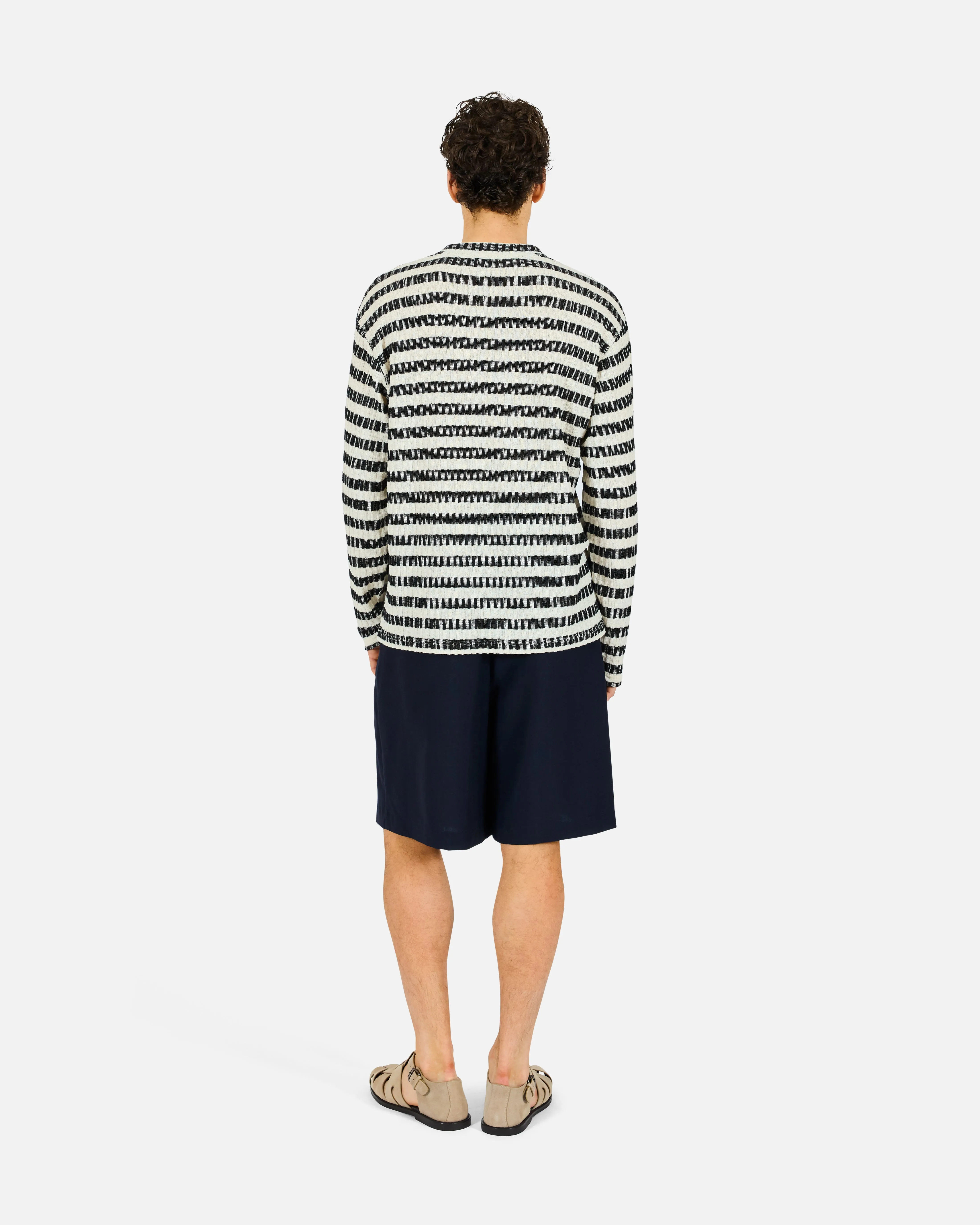Knit Stripe Long Sleeve sold by KROST product image thumbnail 2