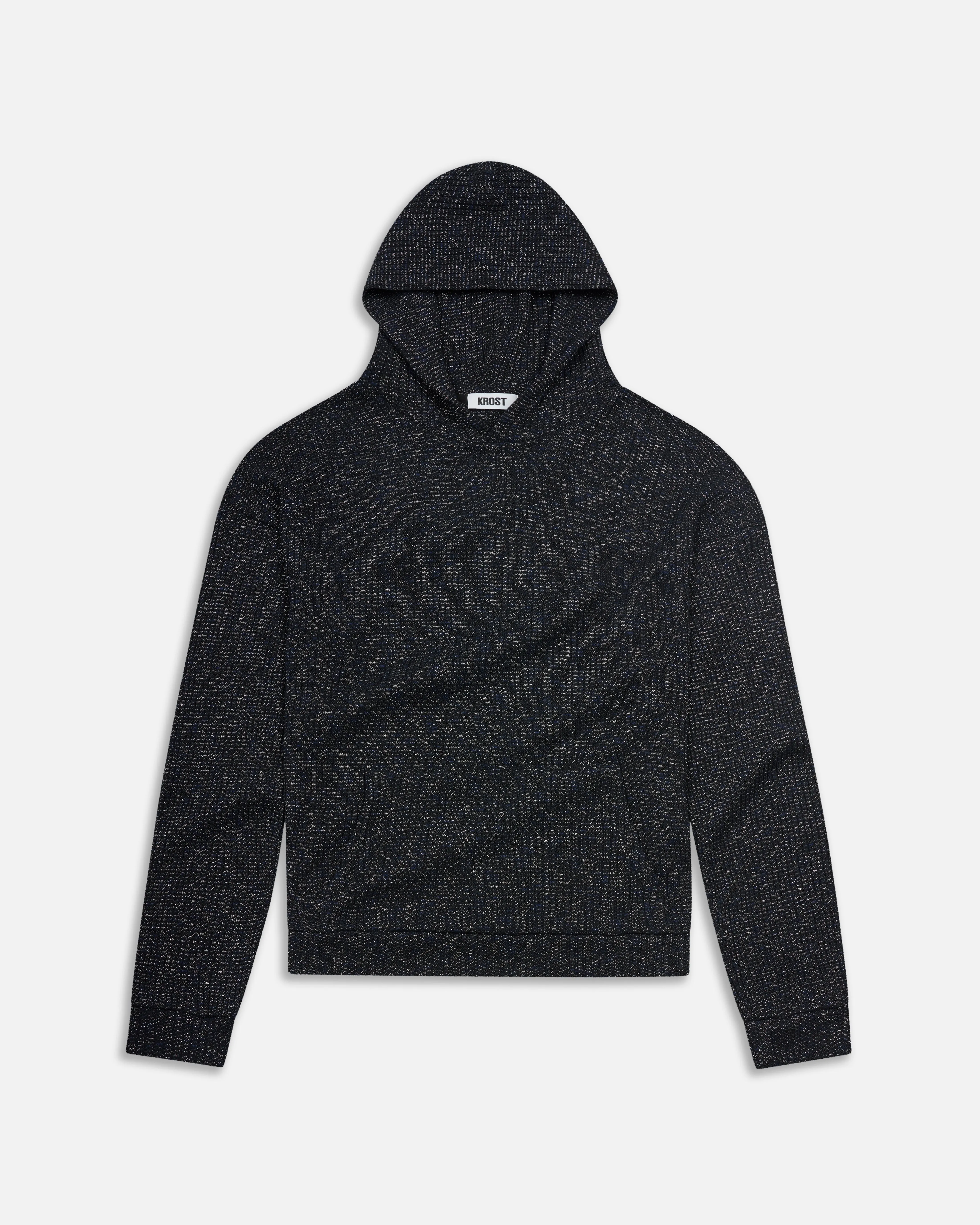 Metallic Speckle Knit Hoodie sold by KROST
