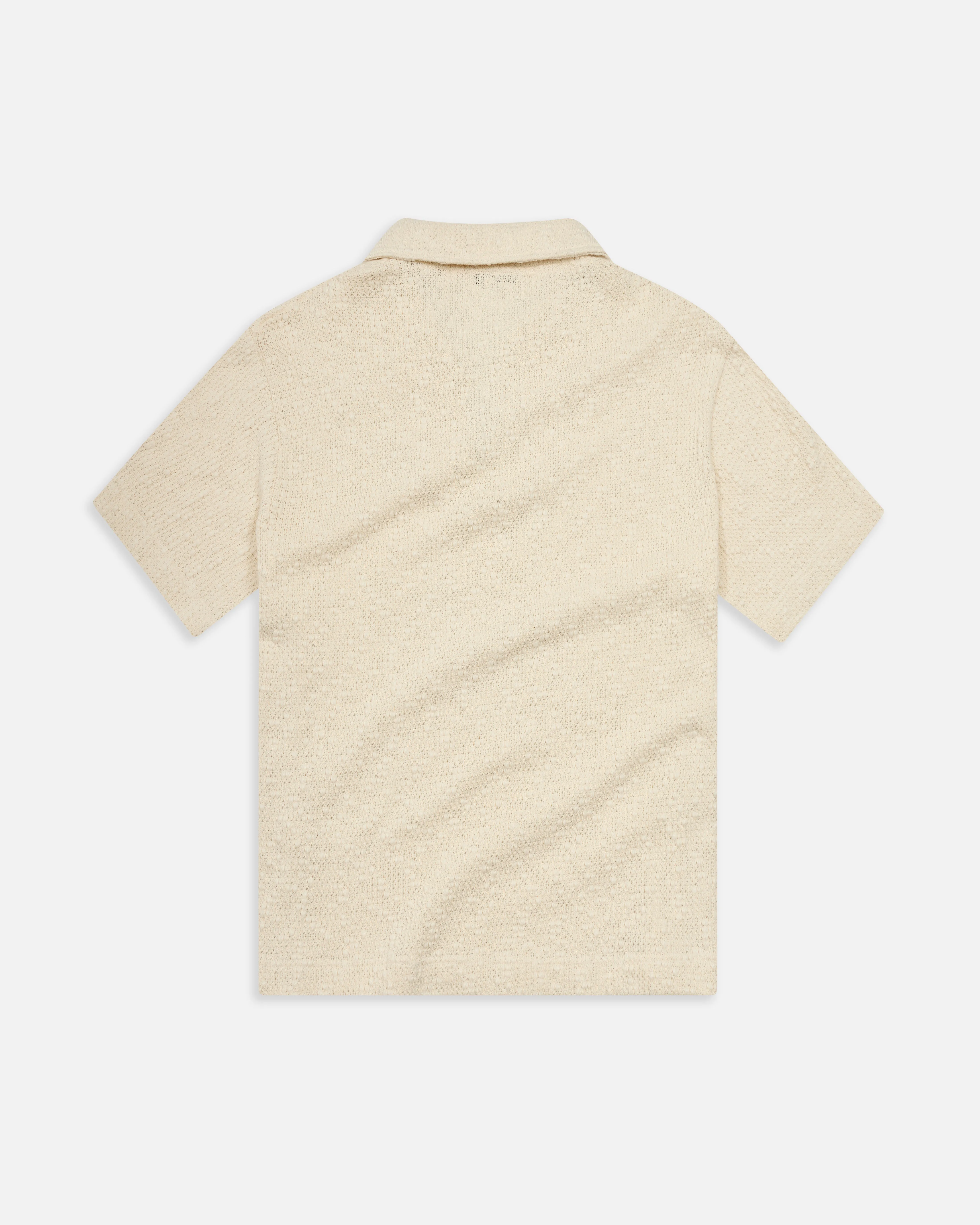 Textured Cotton Knit Polo sold by KROST product image thumbnail 3