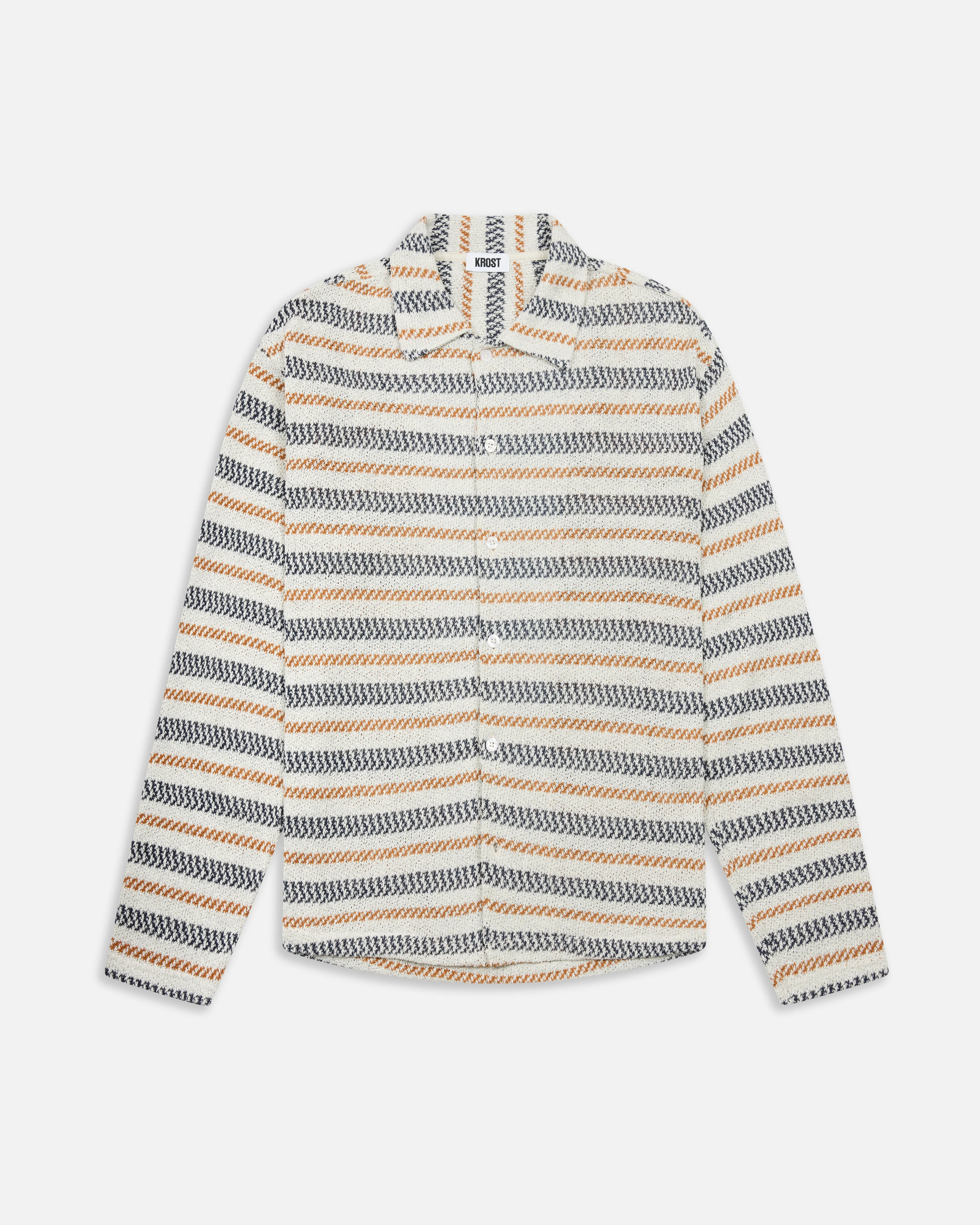 Speckled Stripe Knit Lounge Shirt sold by KROST