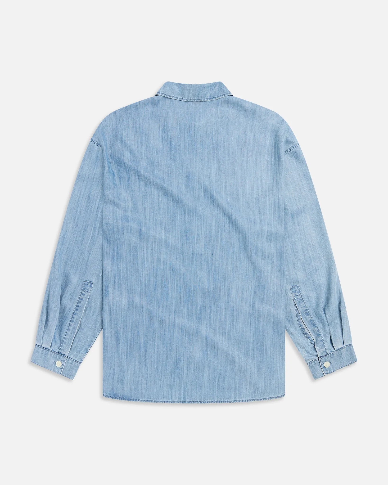 Feather Weight Relaxed Denim Shirt - Light Wash sold by KROST product image thumbnail 3