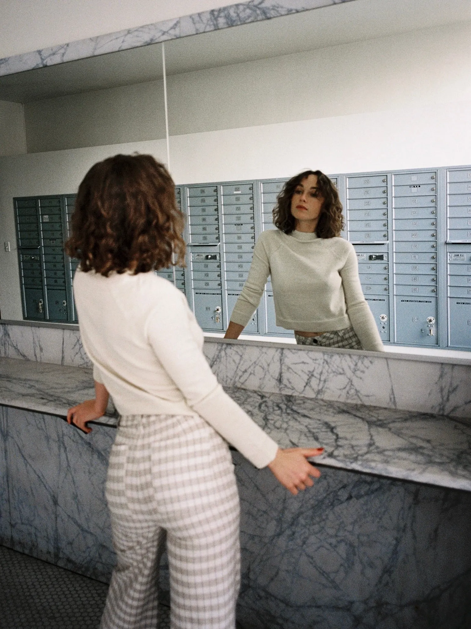 ALPACA TURTLENECK SWEATER | ecru | WAREHOUSE SALE sold by Maria Stanley product image thumbnail 4