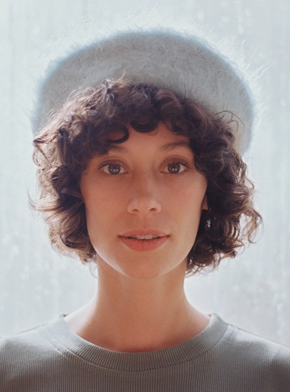 BRUSHED BERET | indigo | earth dyed sold by Maria Stanley product image thumbnail 2