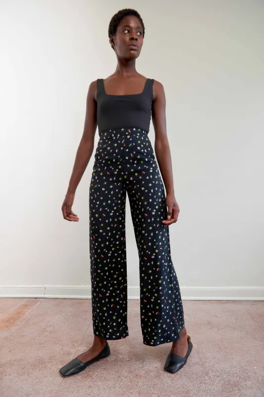 COOK TROUSER | botanical sold by Maria Stanley