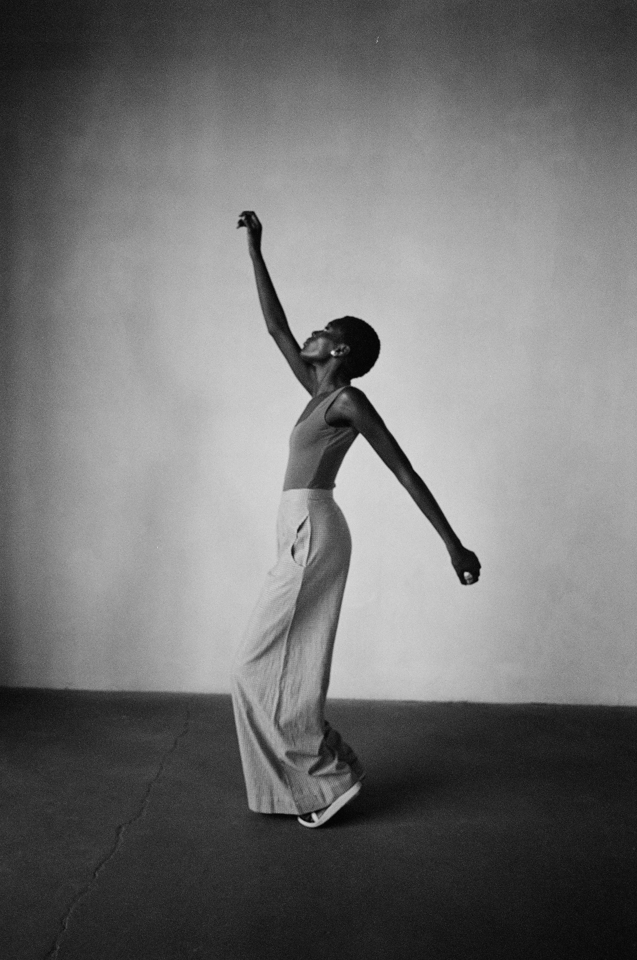 COOK TROUSER | gingham | organic + earth dyed | WAREHOUSE SALE sold by Maria Stanley product image thumbnail 2