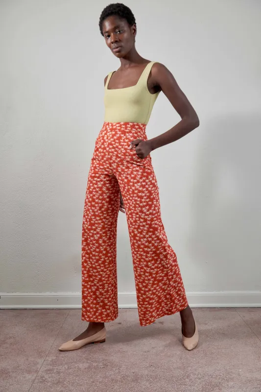 COOK TROUSER | palm | organic sold by Maria Stanley