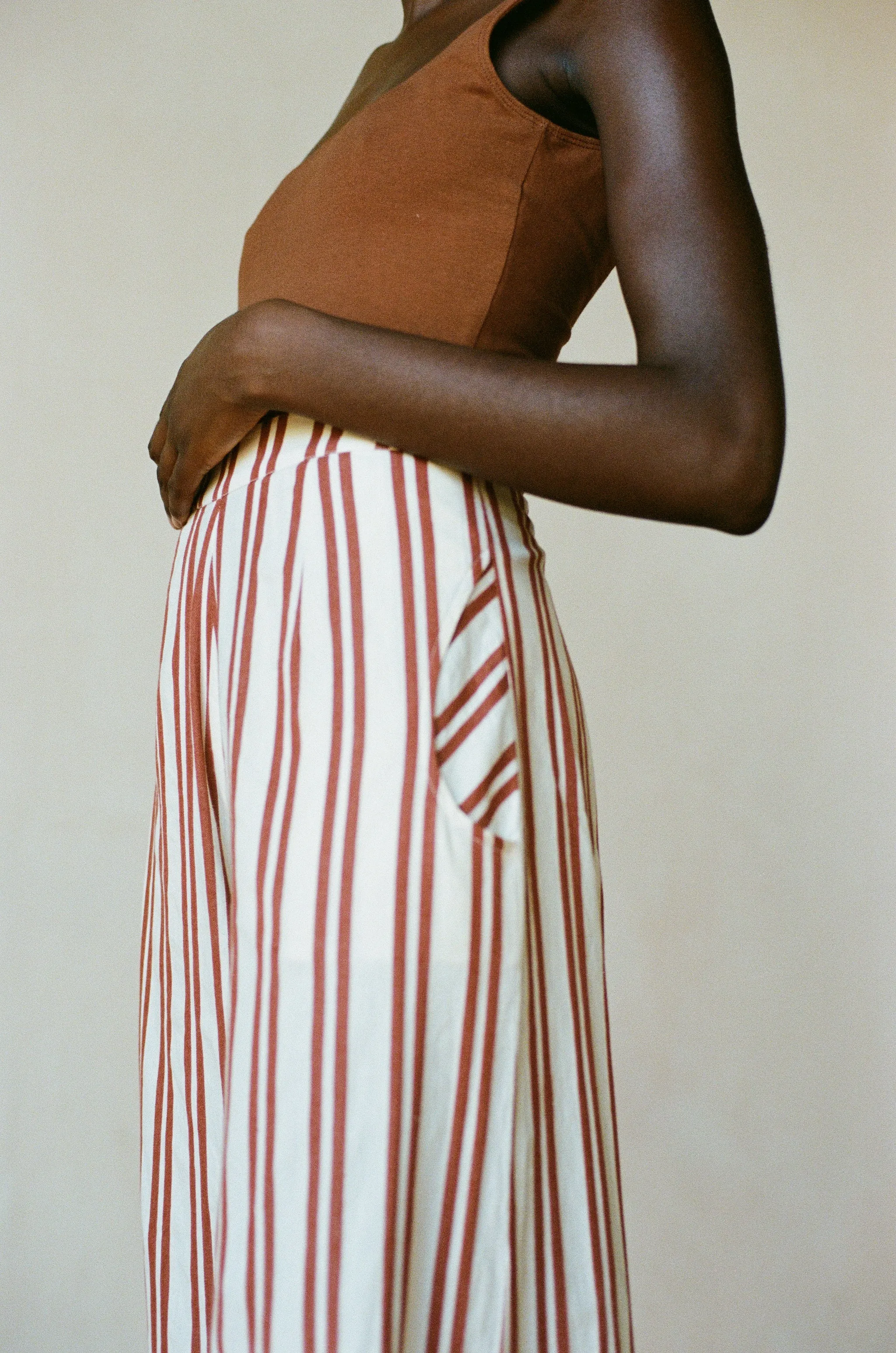 COOK TROUSER | stripe | WAREHOUSE SALE sold by Maria Stanley product image thumbnail 4