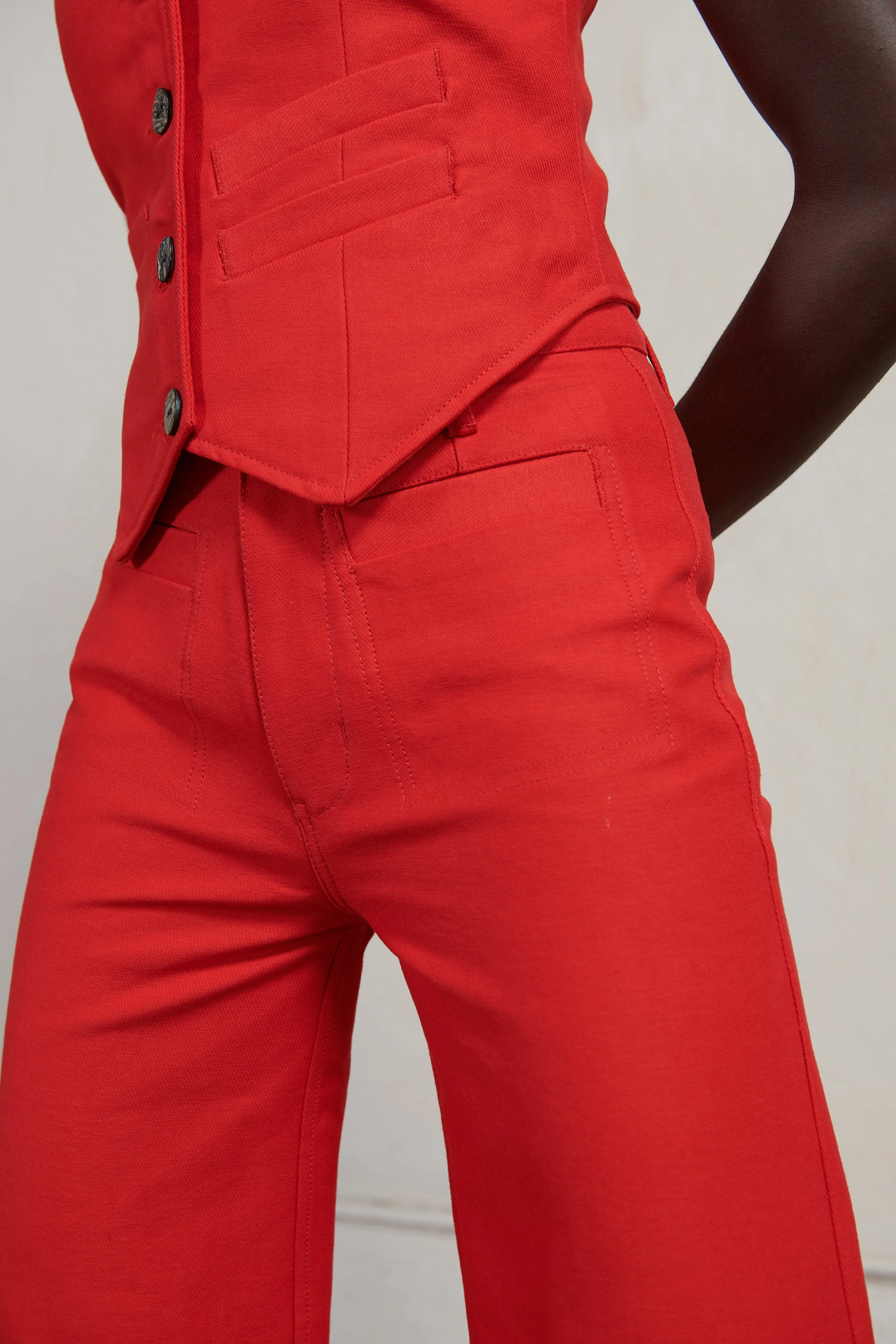 HANK PANT | piquillo | WAREHOUSE SALE sold by Maria Stanley product image thumbnail 2