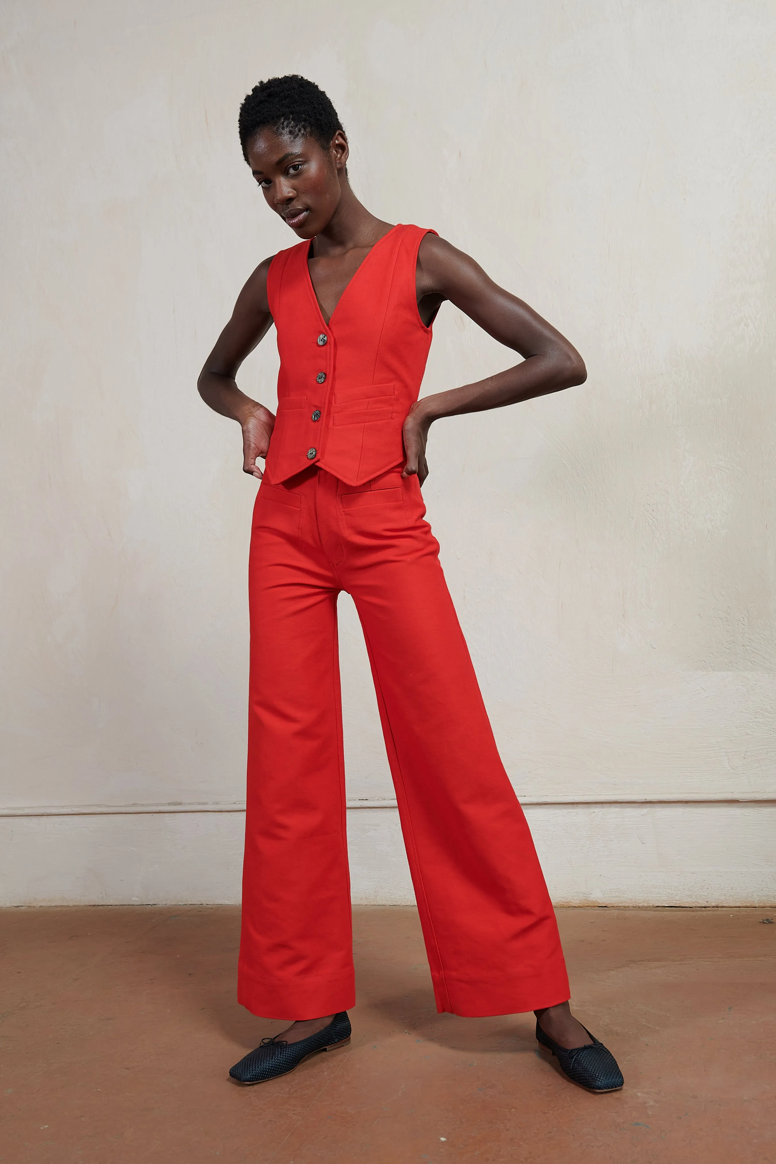 HANK PANT | piquillo | WAREHOUSE SALE sold by Maria Stanley product image thumbnail 5