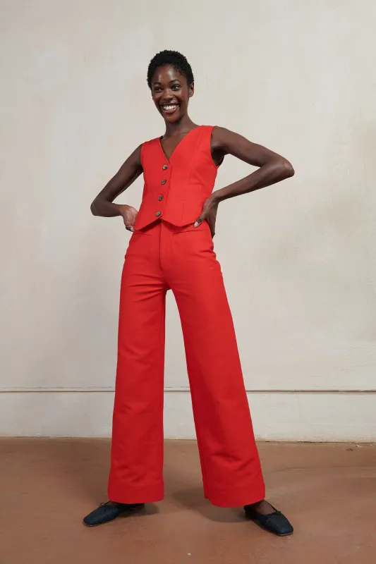 HANK PANT | piquillo | WAREHOUSE SALE sold by Maria Stanley