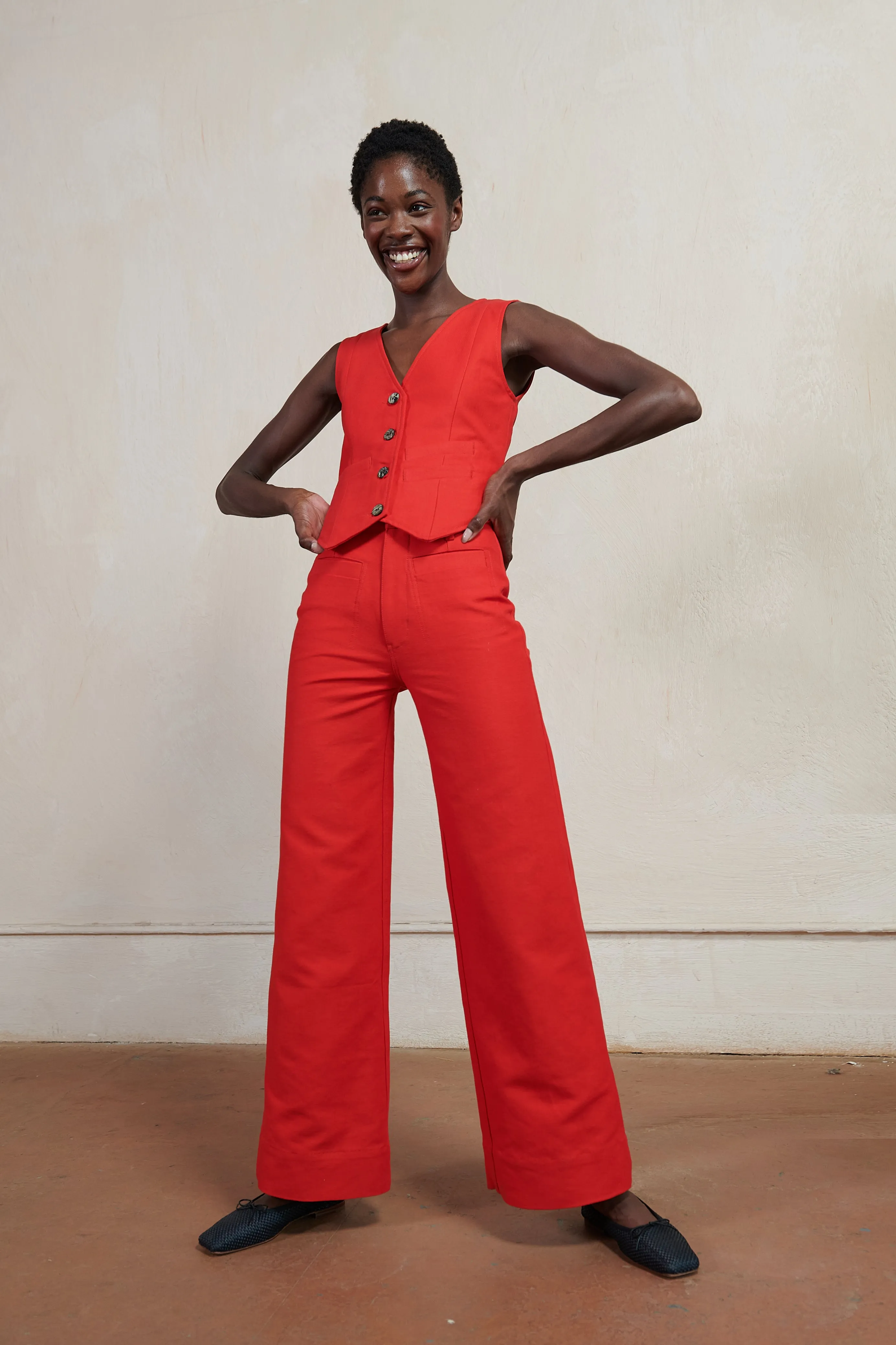 HANK PANT | piquillo | WAREHOUSE SALE sold by Maria Stanley