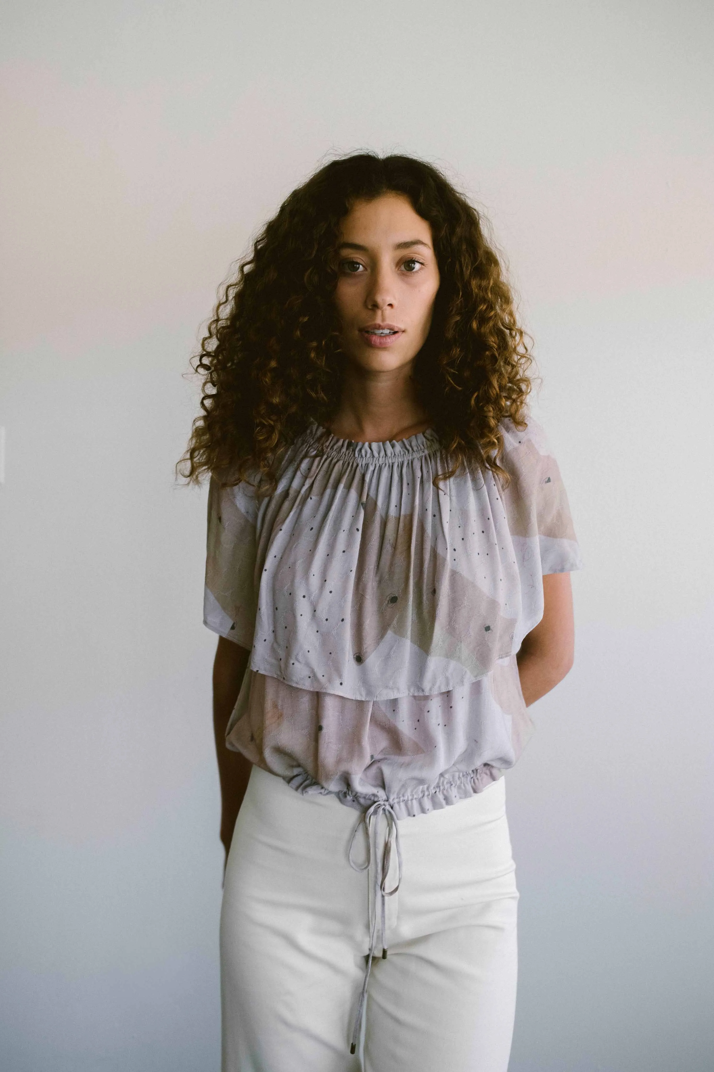 JOANA BLOUSE | watercolor | WAREHOUSE SALE sold by Maria Stanley