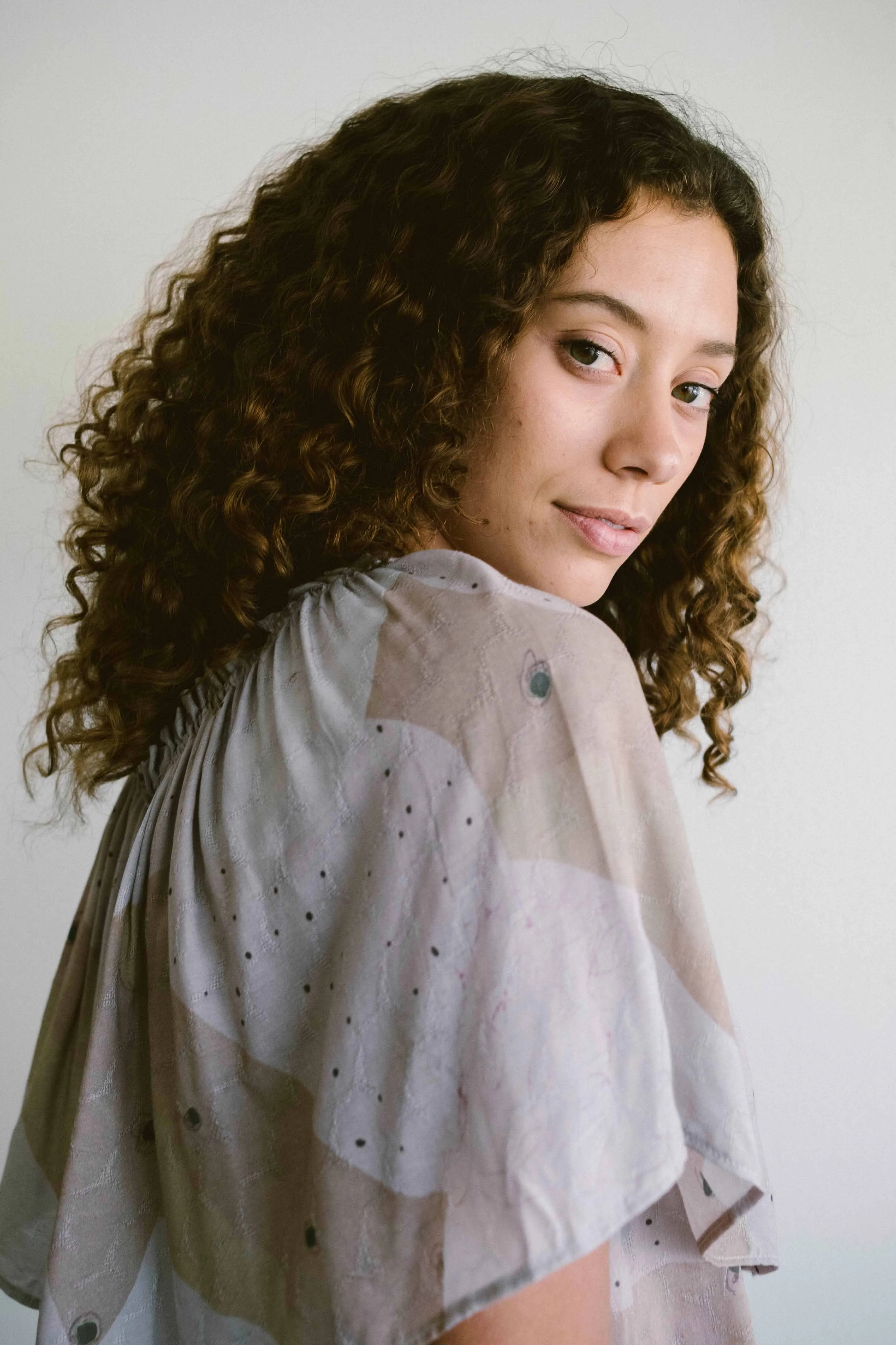 JOANA BLOUSE | watercolor | WAREHOUSE SALE sold by Maria Stanley product image thumbnail 3