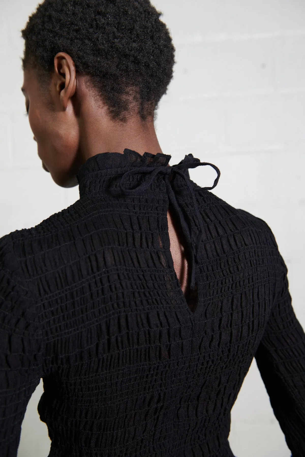 LOUISE TOP | noir | WAREHOUSE SALE sold by Maria Stanley product image thumbnail 2