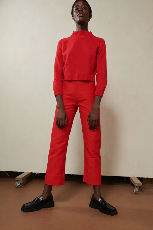 LUNA PANT 2.0 | piquillo | organic sold by Maria Stanley