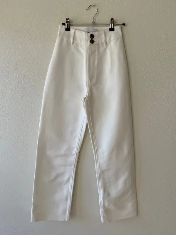 LUNA PANT 2.0 | white | WAREHOUSE SALE sold by Maria Stanley