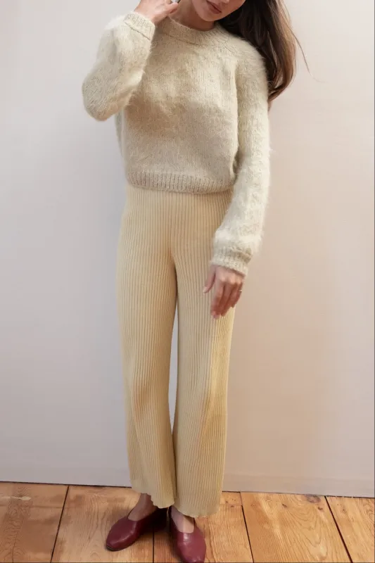 RIBBED GALLO PANT | pear sold by Maria Stanley