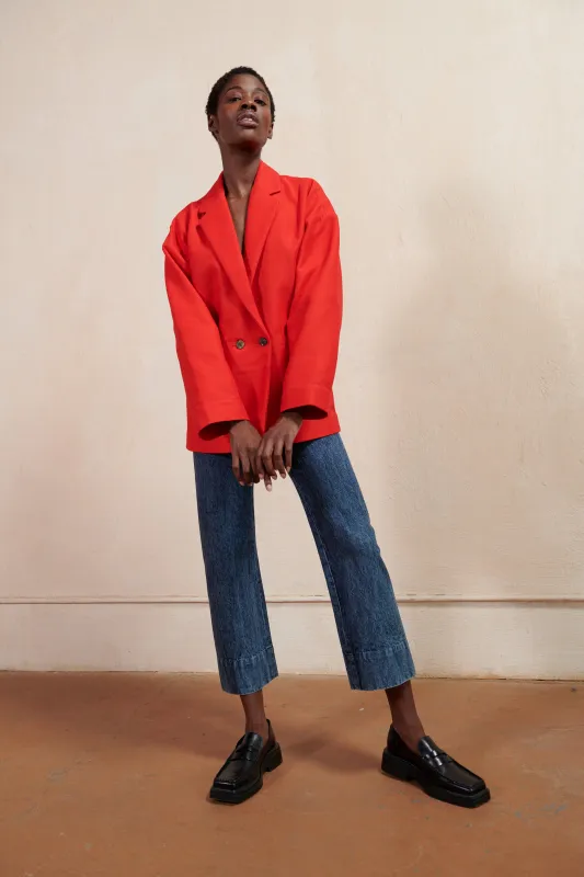 RONIN BLAZER | piquillo | organic made by Maria Stanley