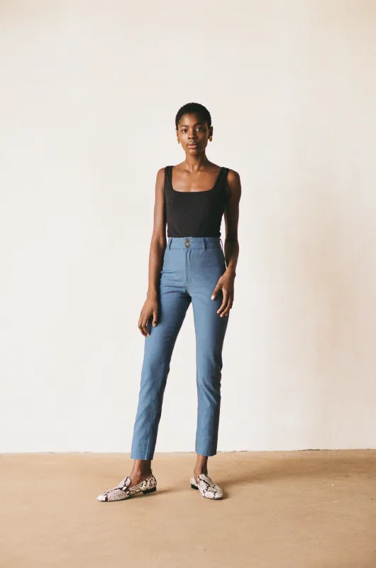 SKINNY LUNA PANT | cerulean | WAREHOUSE SALE sold by Maria Stanley