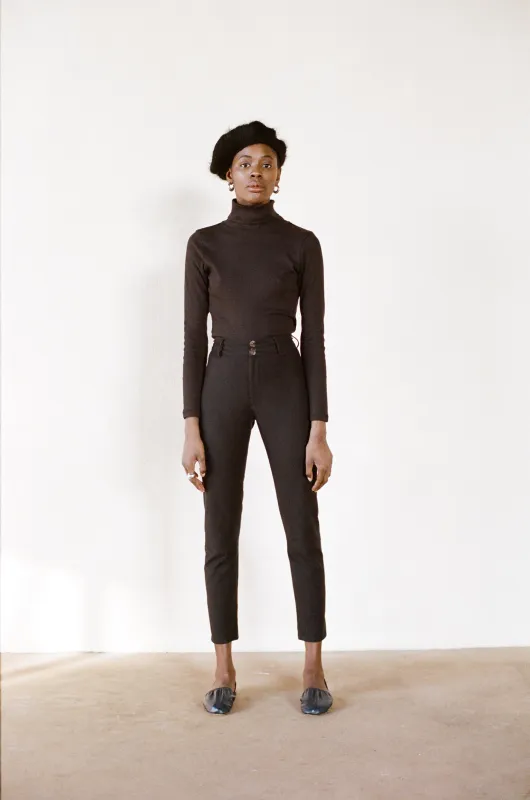 SKINNY LUNA PANT | noir | WAREHOUSE SALE sold by Maria Stanley