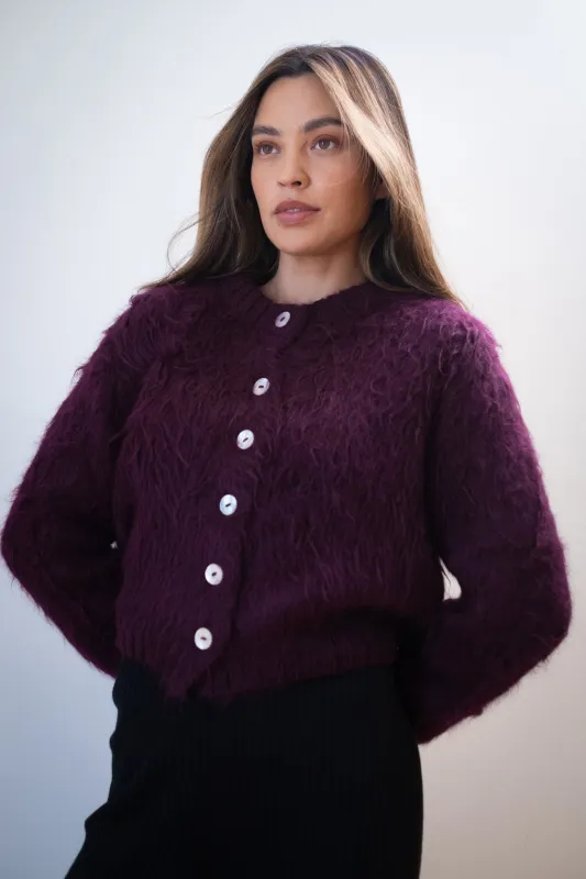 BRUSHED CARDI | jam sold by Maria Stanley