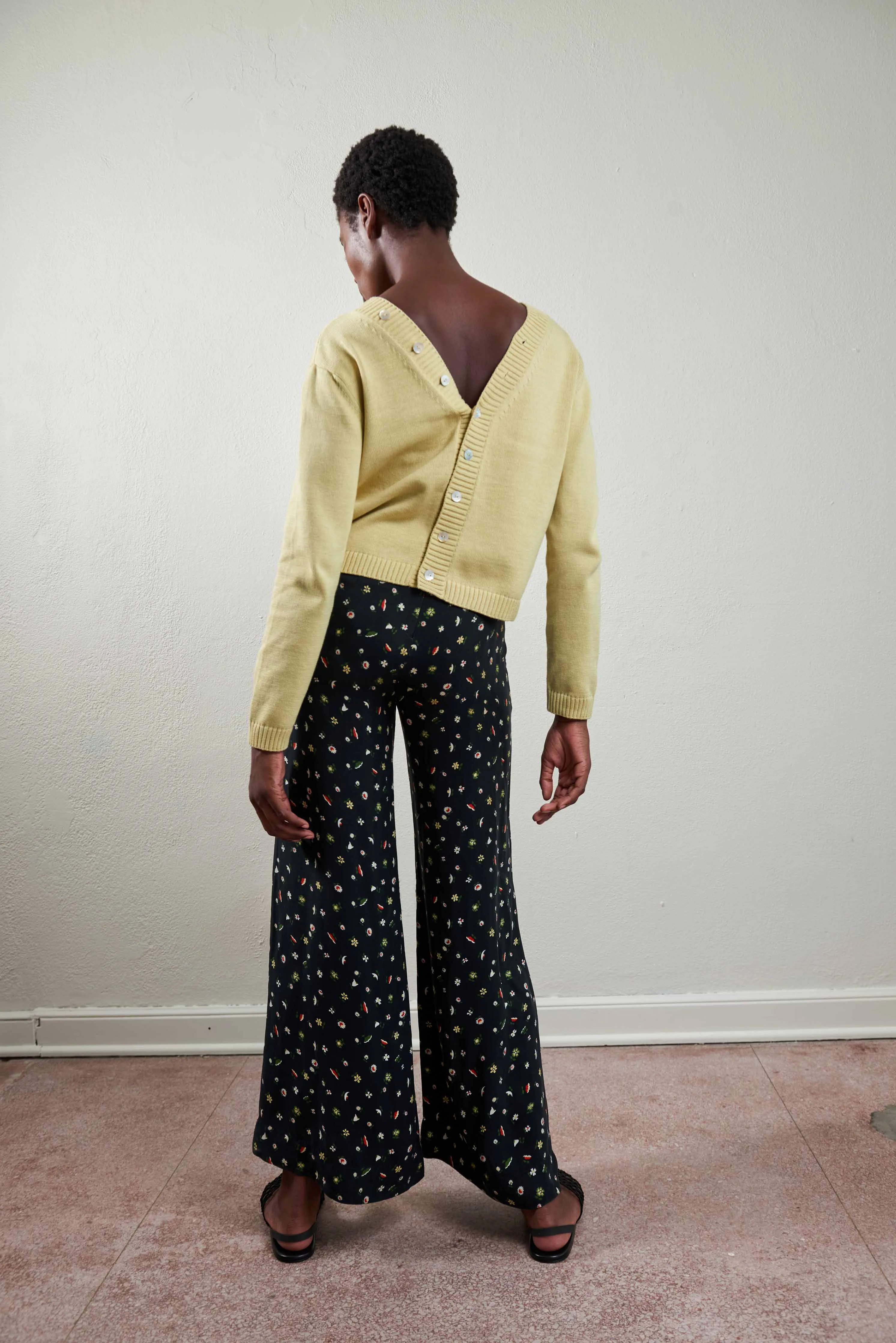 BUTTON CARDI | citron | organic sold by Maria Stanley product image thumbnail 5
