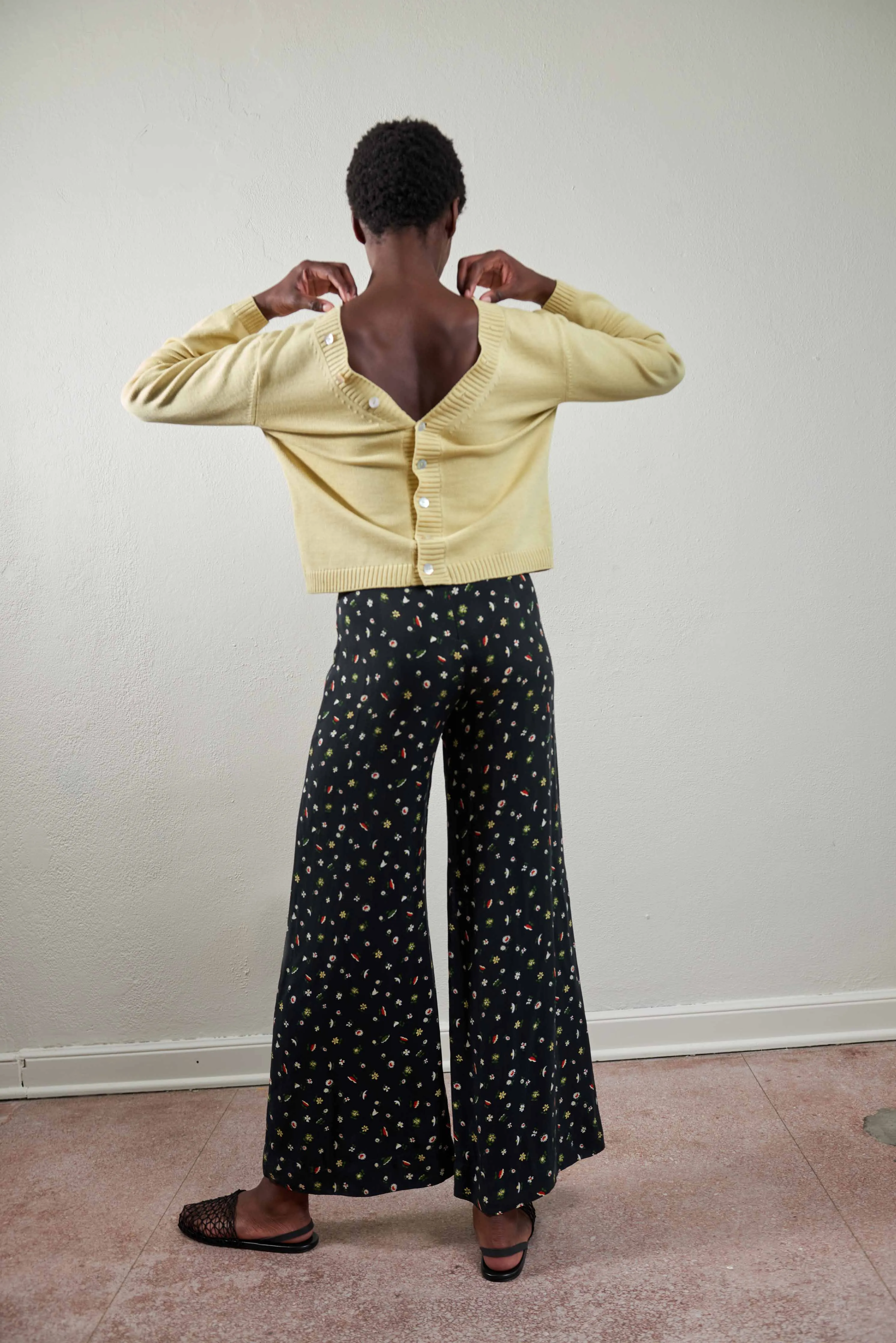 BUTTON CARDI | citron | organic sold by Maria Stanley product image thumbnail 4