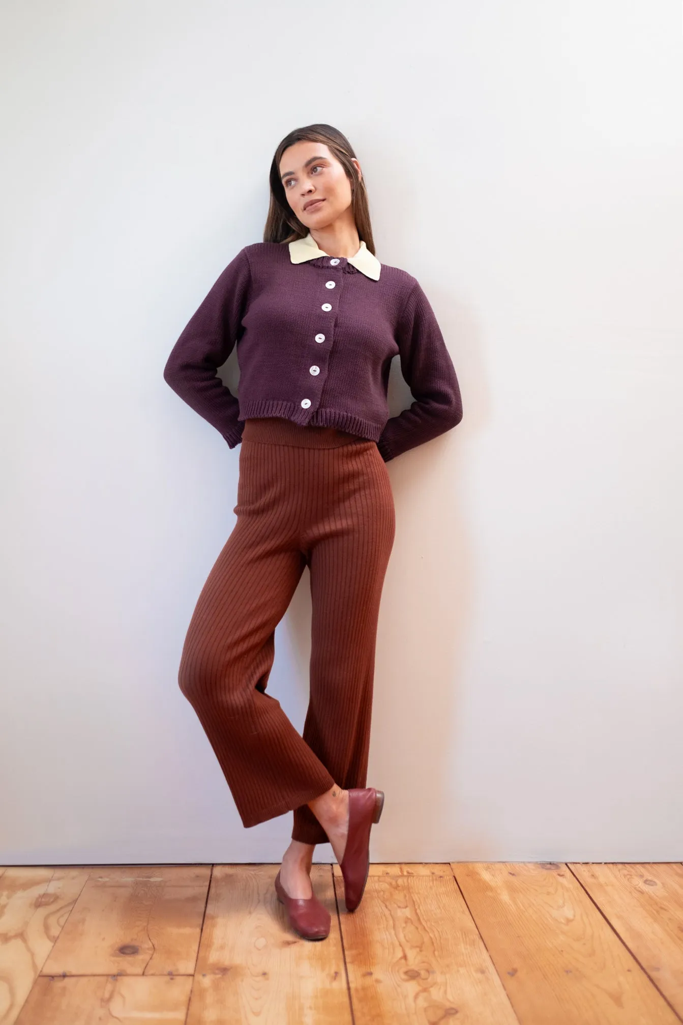 CHUNKY COTTON CARDI | jam sold by Maria Stanley product image thumbnail 3