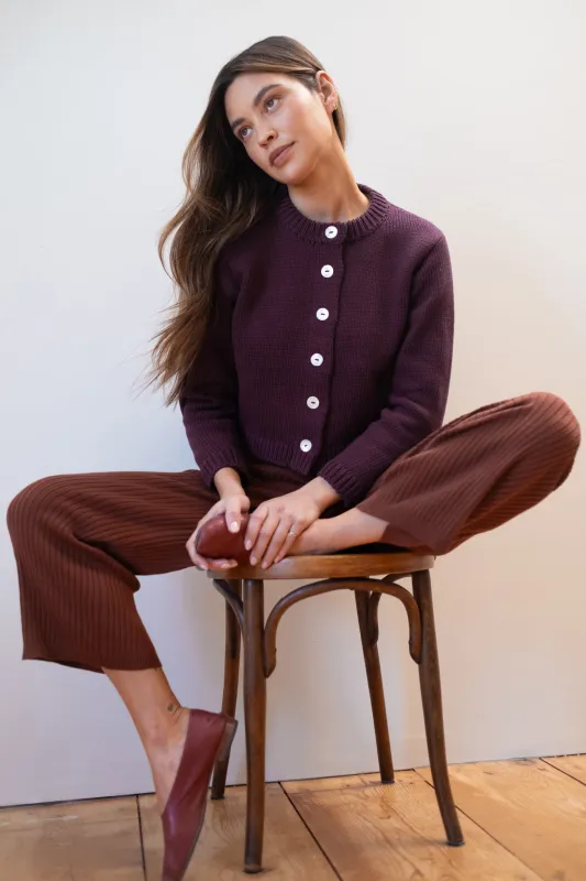 CHUNKY COTTON CARDI | jam sold by Maria Stanley