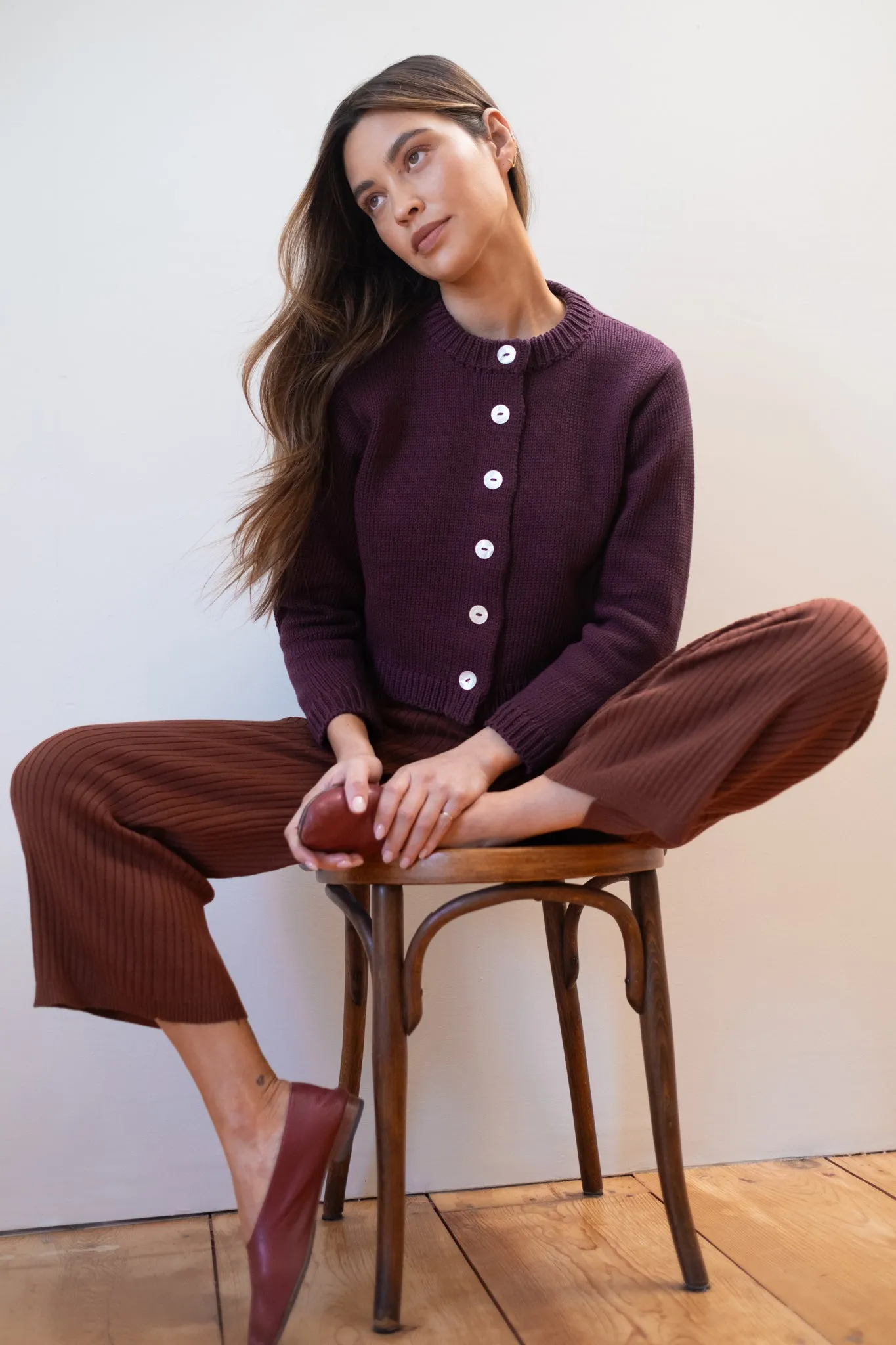 CHUNKY COTTON CARDI | jam sold by Maria Stanley