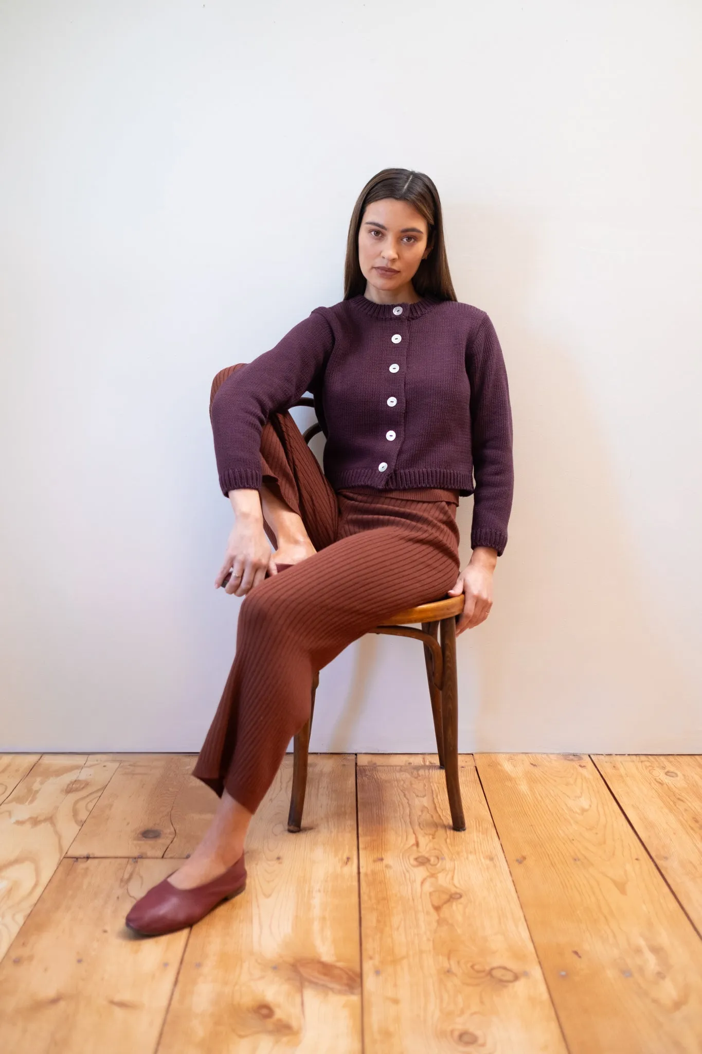 CHUNKY COTTON CARDI | jam sold by Maria Stanley product image thumbnail 5