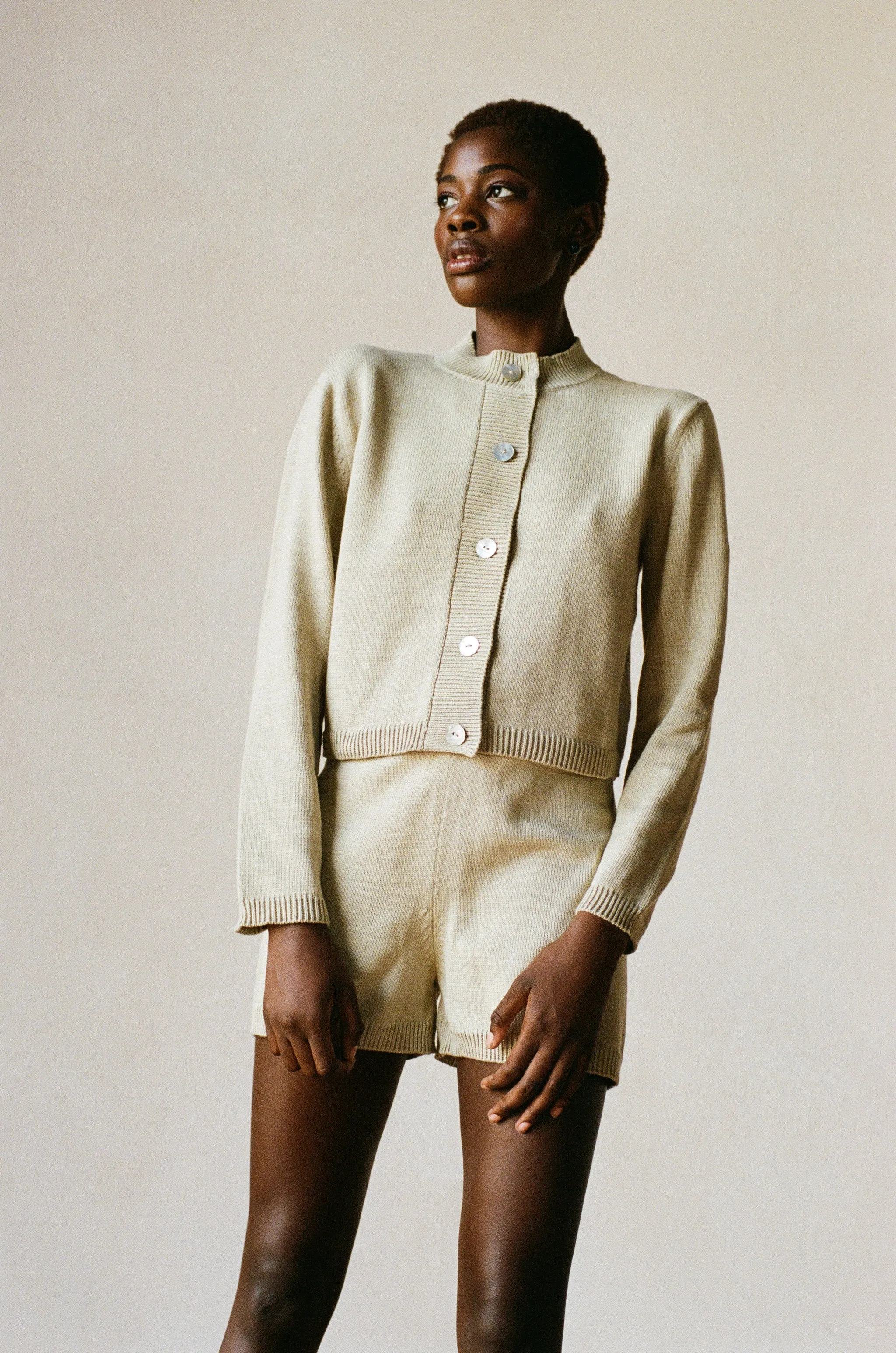 DAHLIA SHORT | wheat | WAREHOUSE SALE sold by Maria Stanley product image thumbnail 2