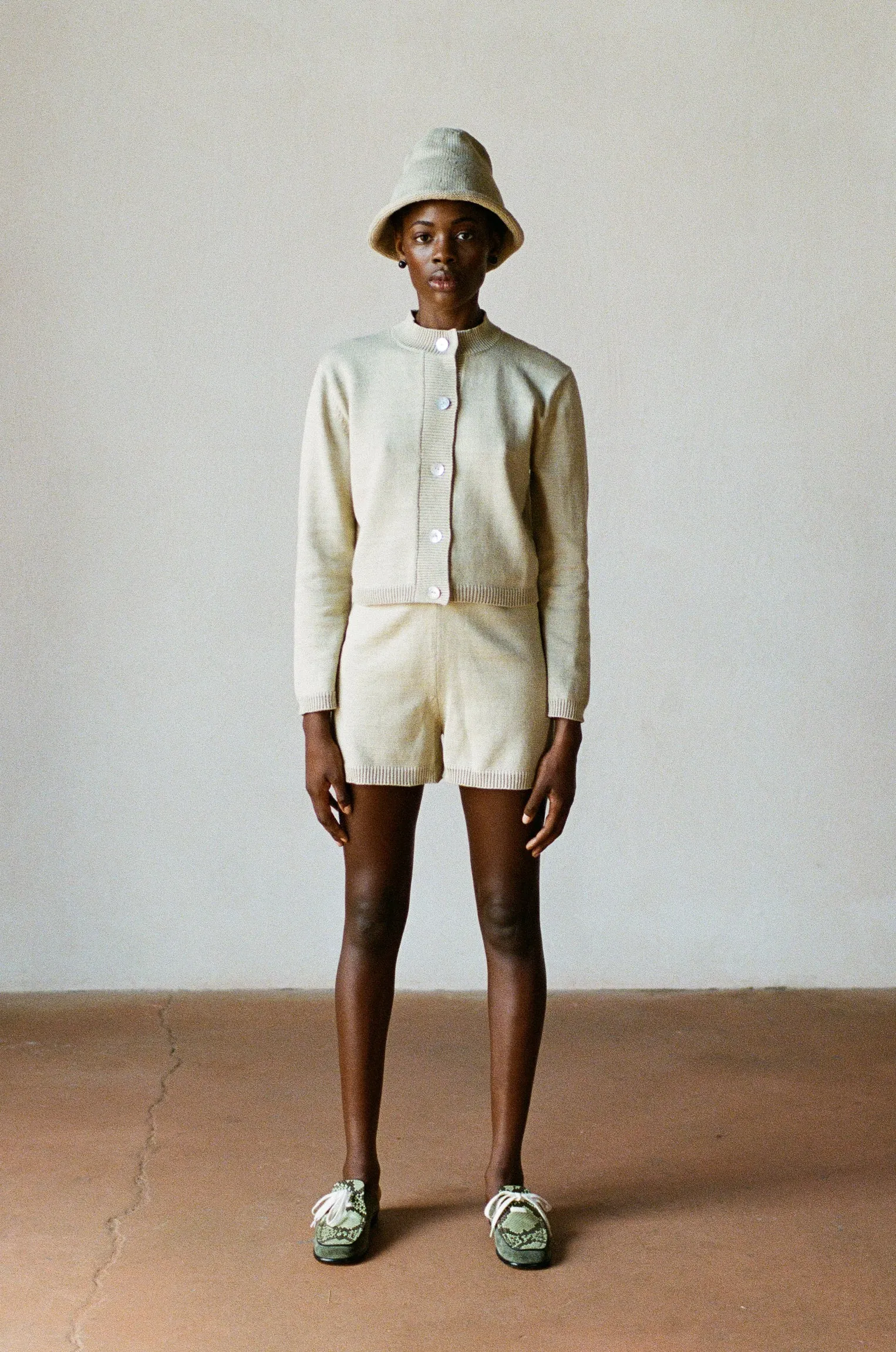 DAHLIA SHORT | wheat | WAREHOUSE SALE sold by Maria Stanley