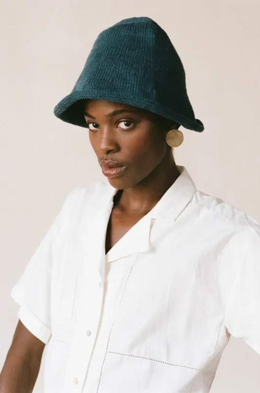 HILL HAT | indigo | organic + earth dyed | WAREHOUSE SALE sold by Maria Stanley