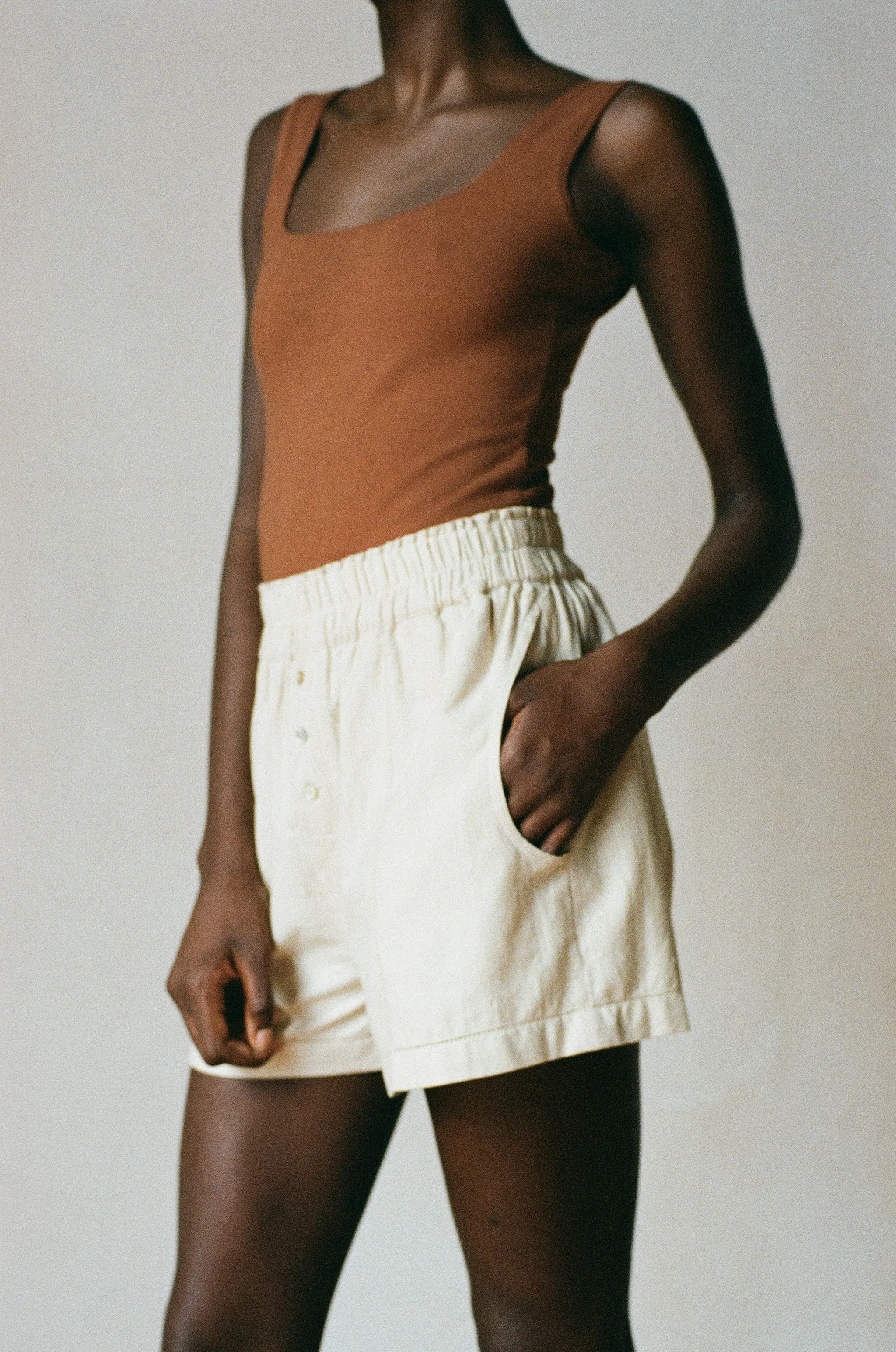 JUJU SHORT | wheat | WAREHOUSE SALE sold by Maria Stanley product image thumbnail 3