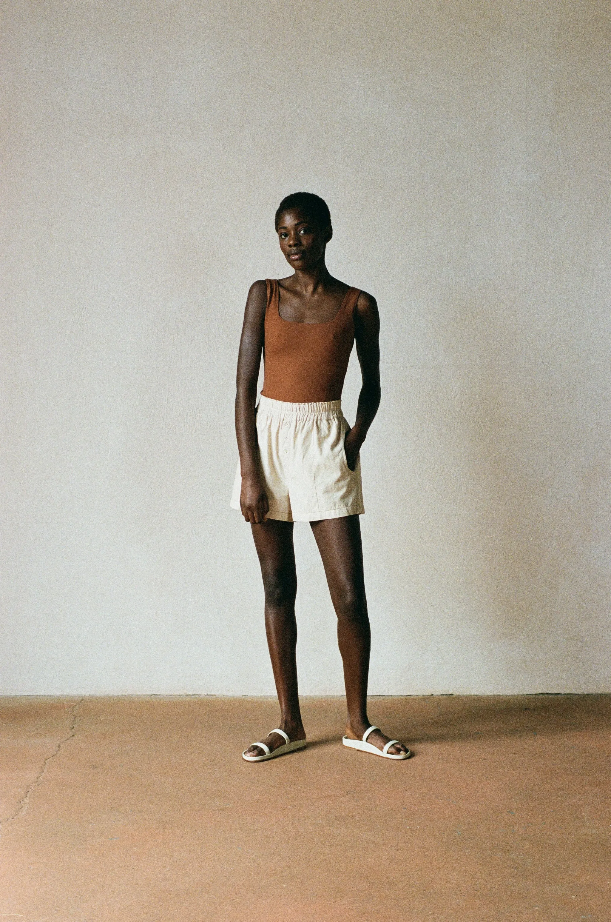 JUJU SHORT | wheat | WAREHOUSE SALE sold by Maria Stanley product image thumbnail 4