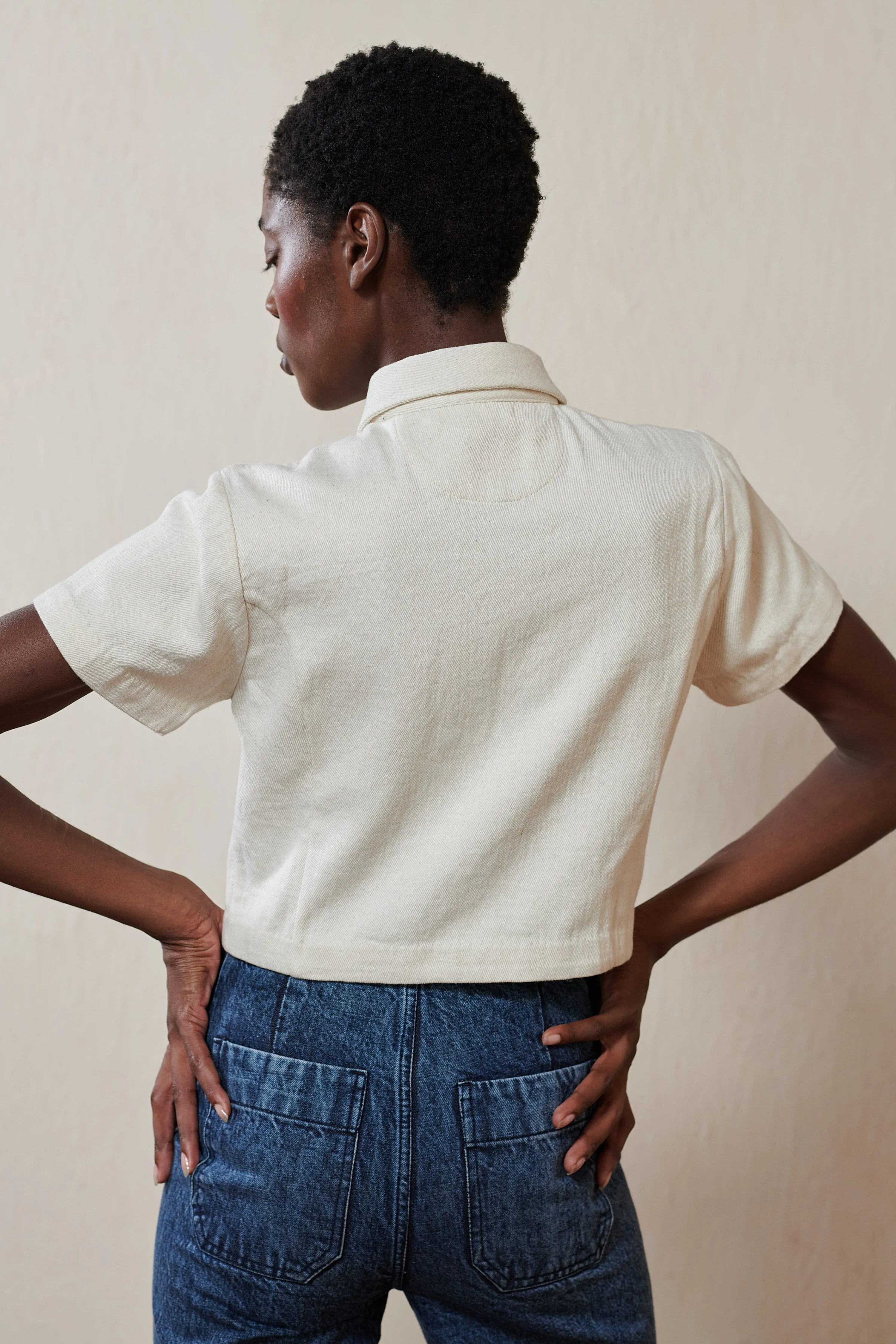 LUNA PANT 2.0 | denim | organic + earth dyed sold by Maria Stanley product image thumbnail 5