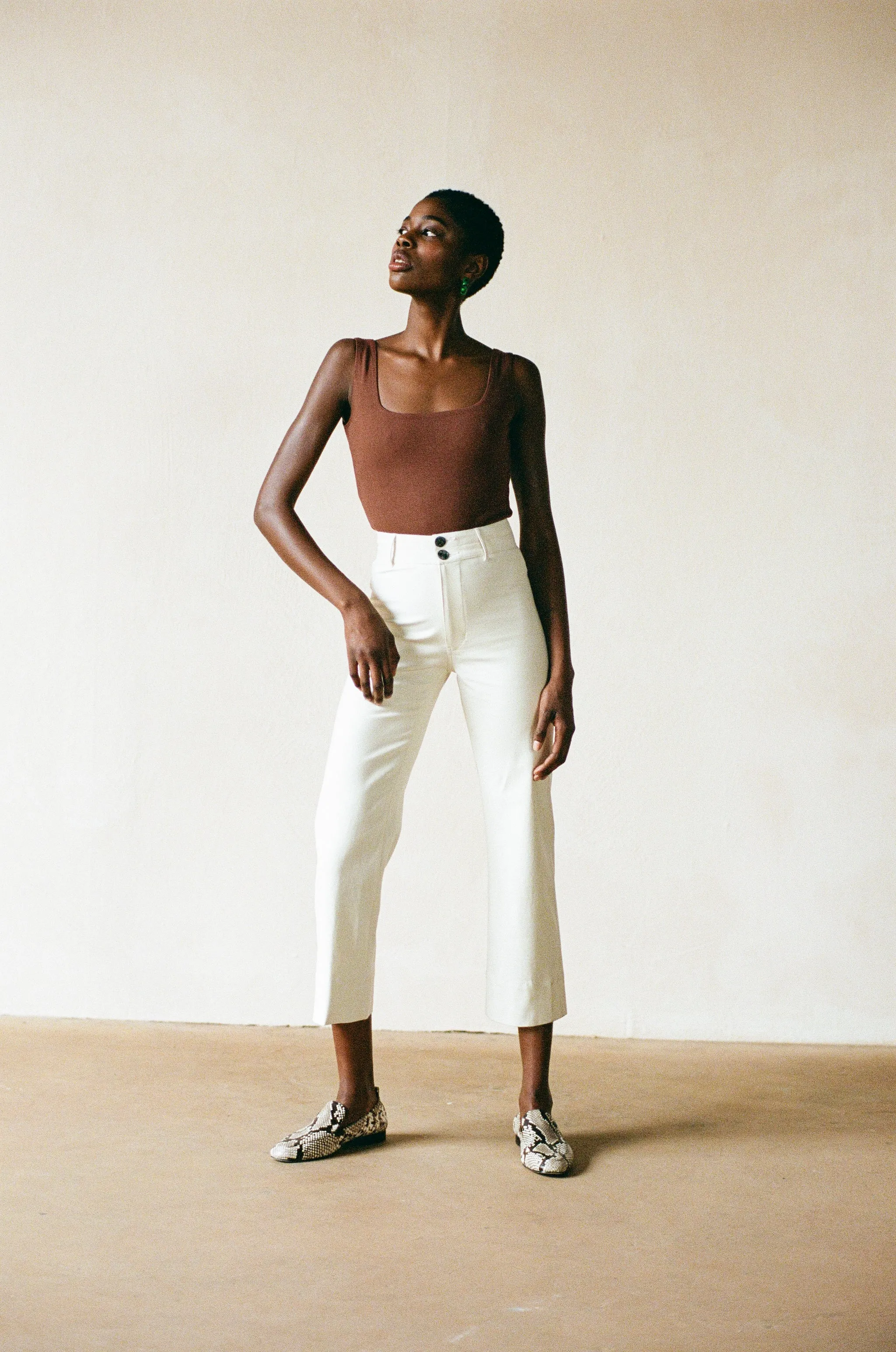 LUNA PANT | bone | WAREHOUSE SALE sold by Maria Stanley product image thumbnail 2