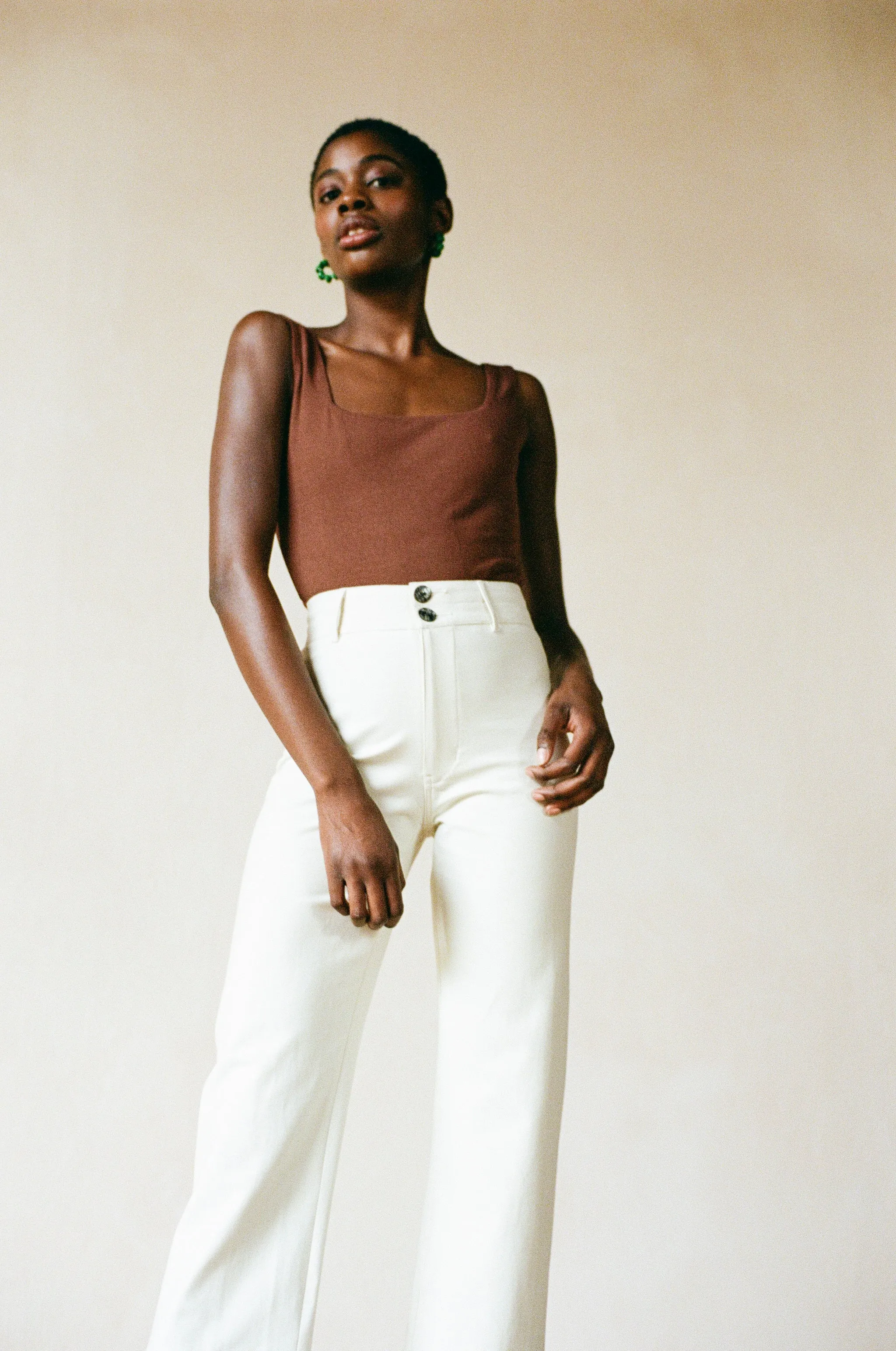 LUNA PANT | bone | WAREHOUSE SALE sold by Maria Stanley product image thumbnail 5