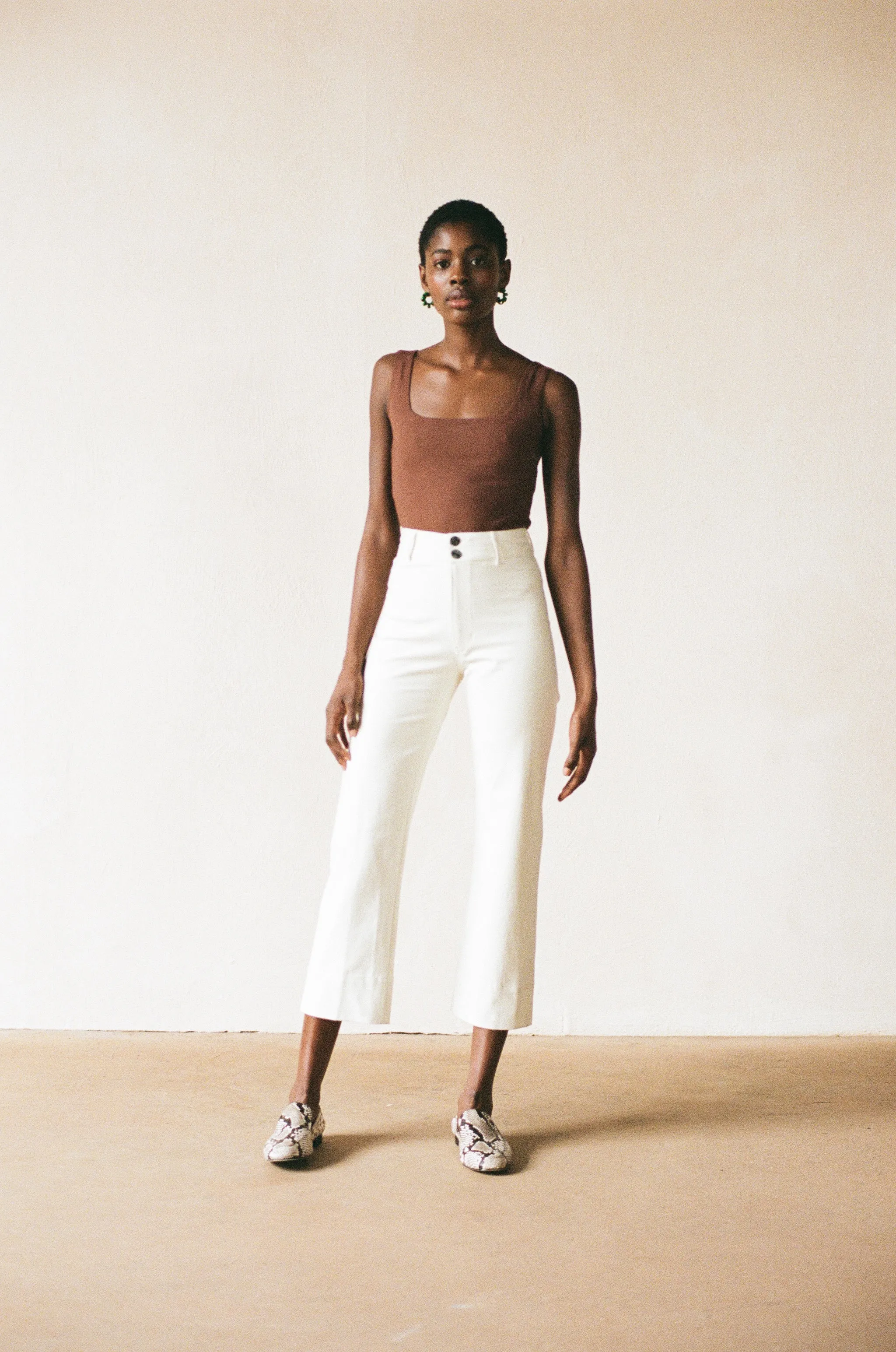 LUNA PANT | bone | WAREHOUSE SALE sold by Maria Stanley product image thumbnail 3