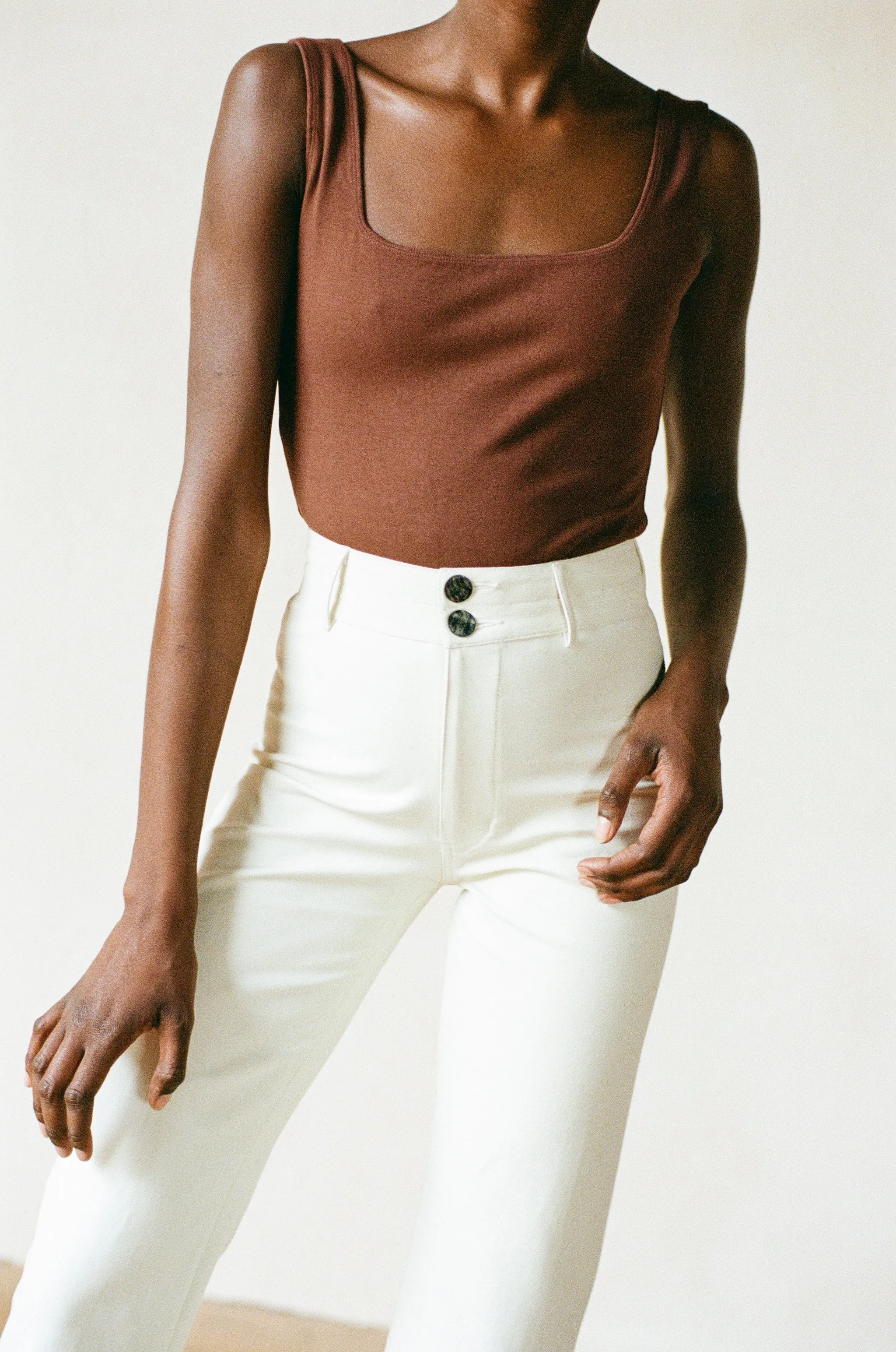 LUNA PANT | bone | WAREHOUSE SALE sold by Maria Stanley product image thumbnail 4