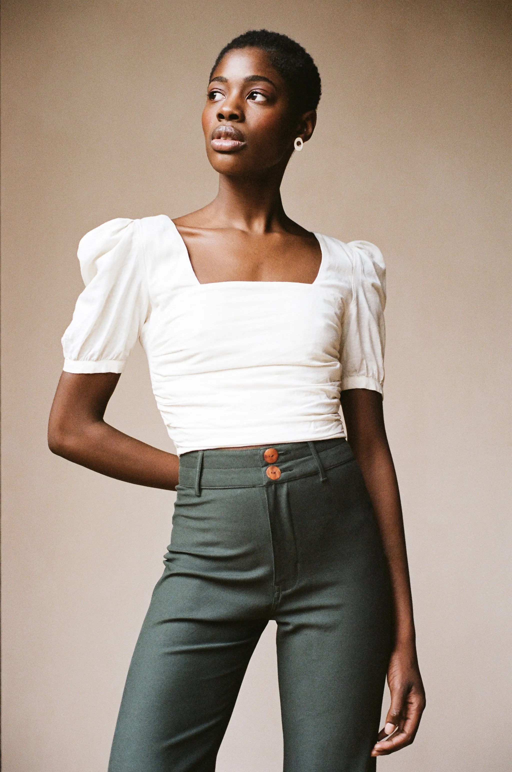 LUNA PANT | bonsai | WAREHOUSE SALE sold by Maria Stanley product image thumbnail 4